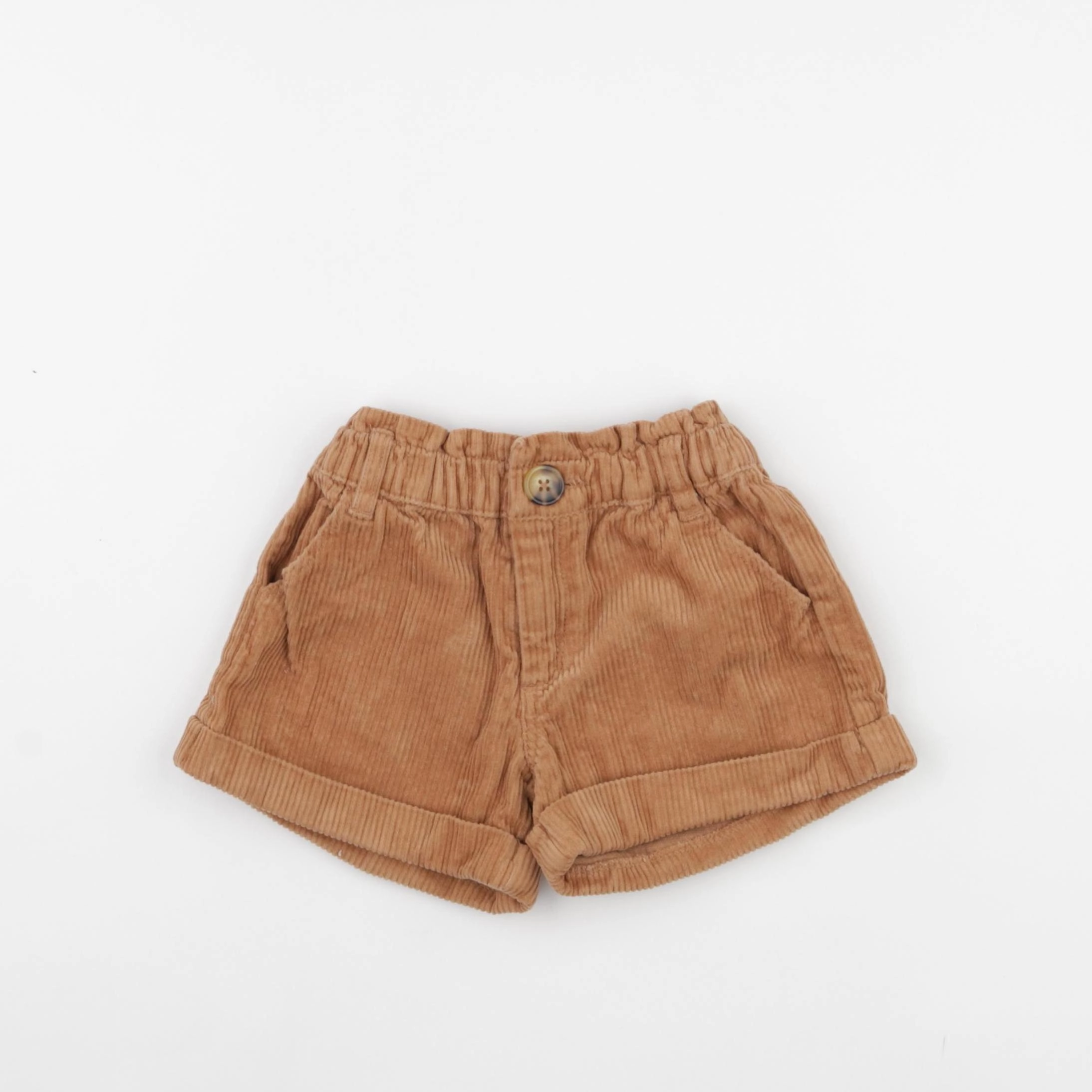 Vertbaudet - short marron - 2 ans