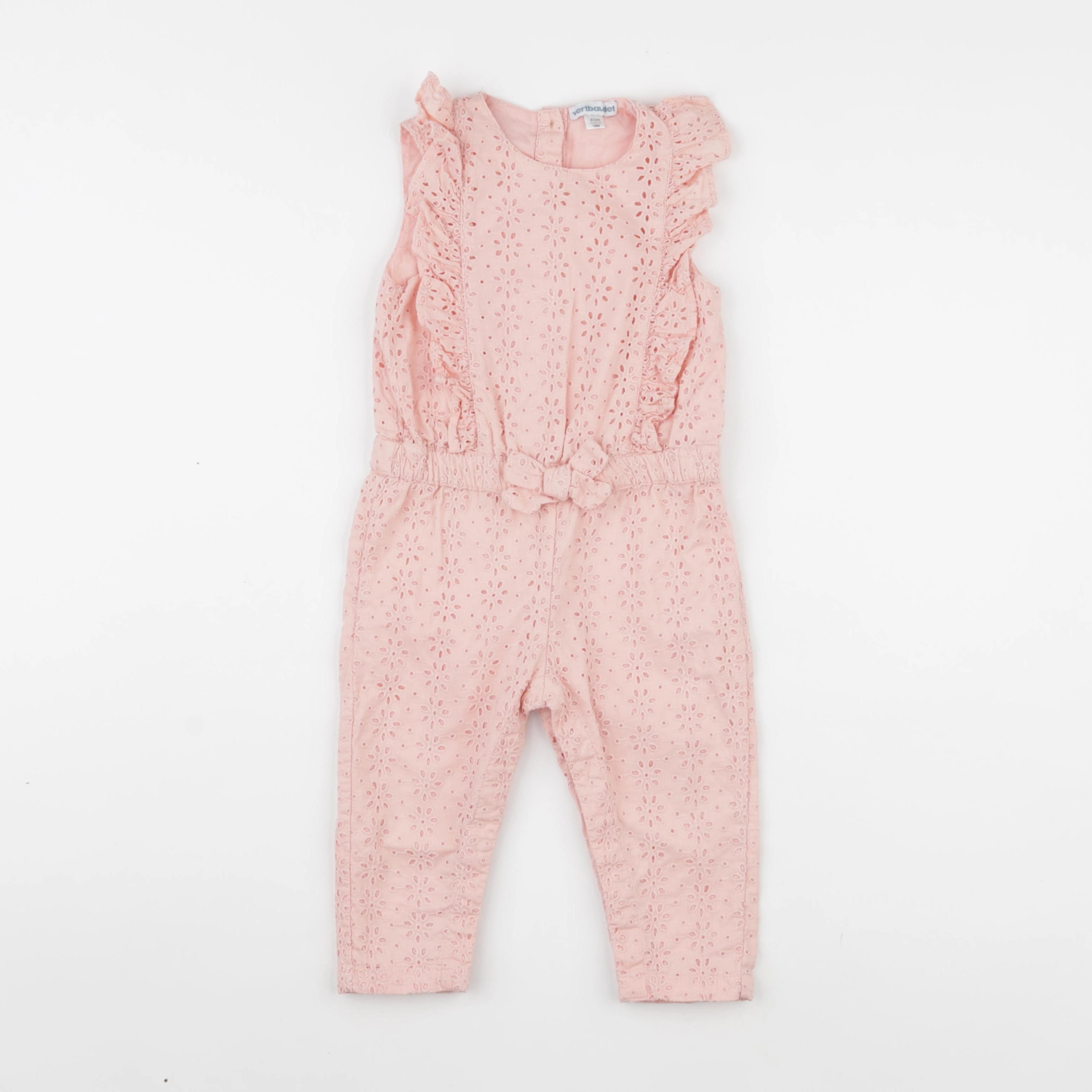 Vertbaudet - combinaison rose - 18 mois