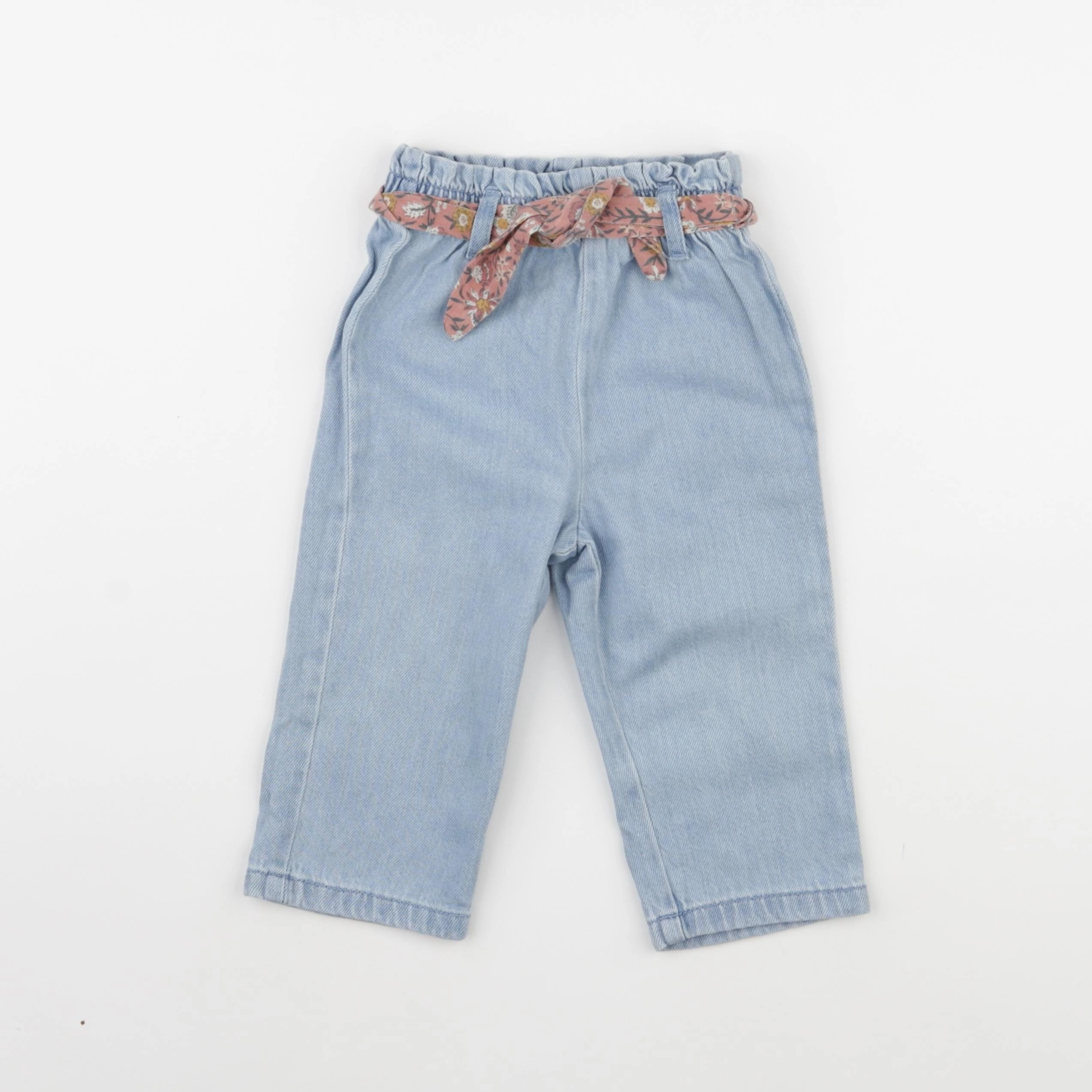 Vertbaudet - pantalon bleu - 18 mois