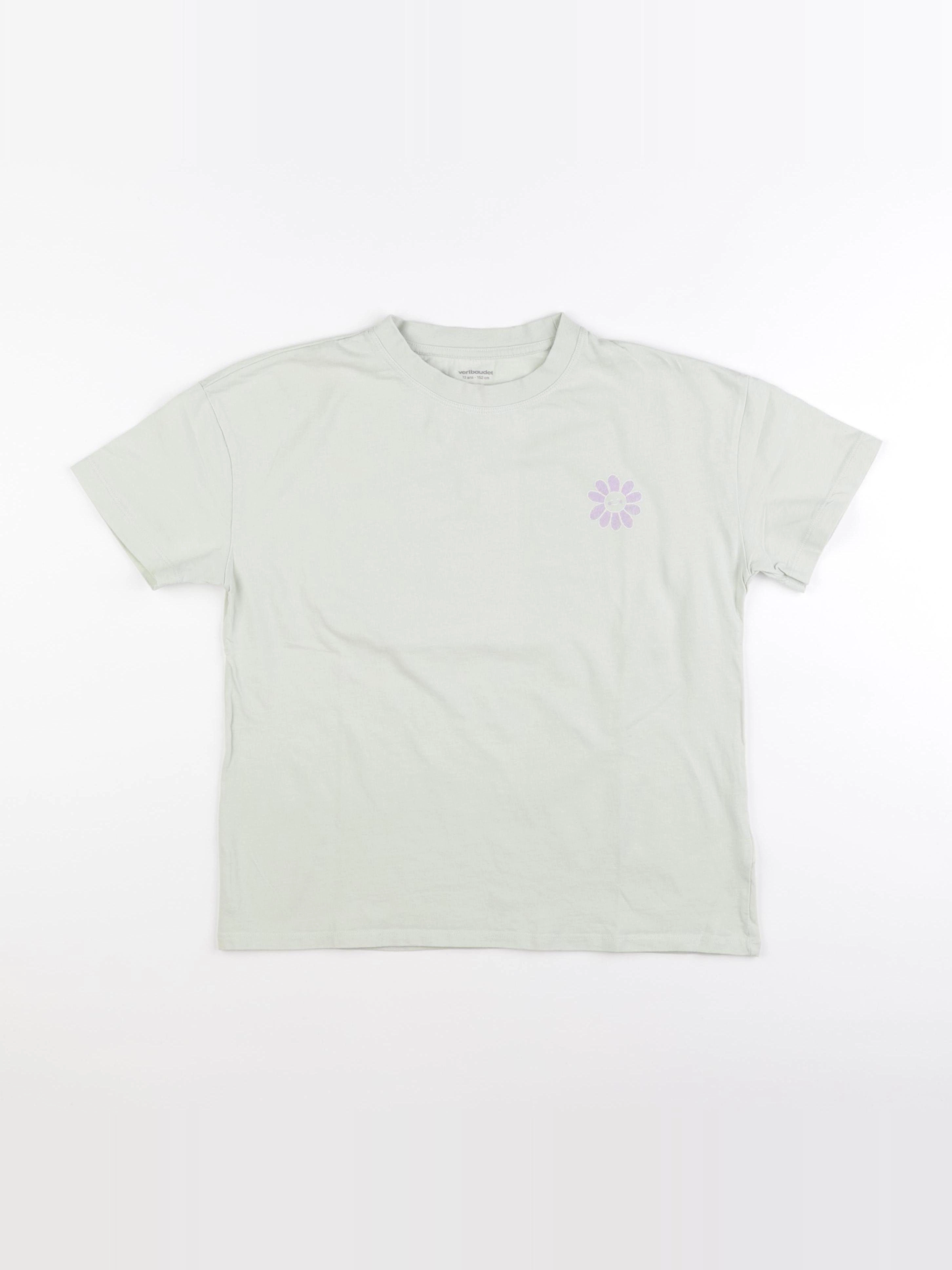 Vertbaudet - tee-shirt vert - 12 ans