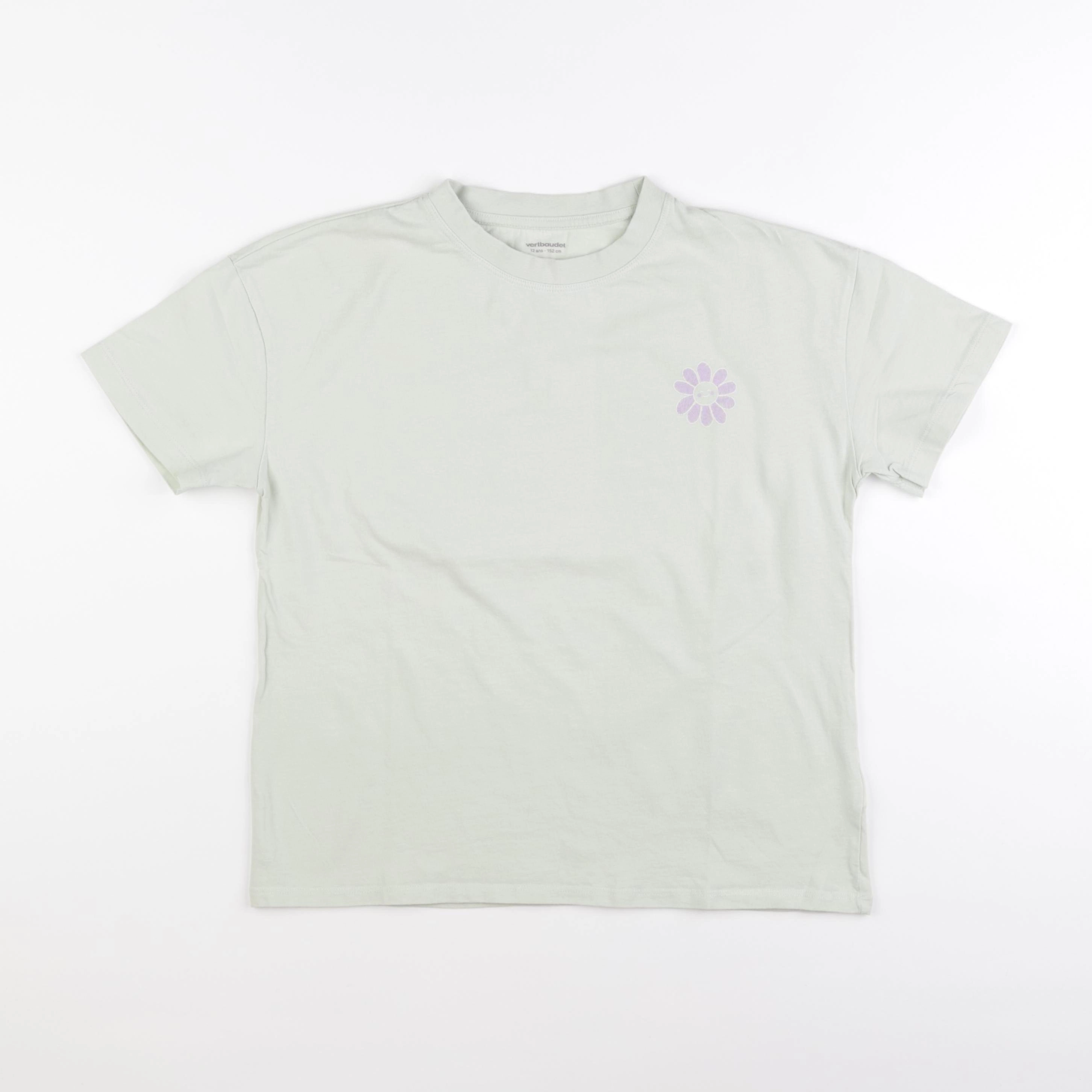 Vertbaudet - tee-shirt vert - 12 ans