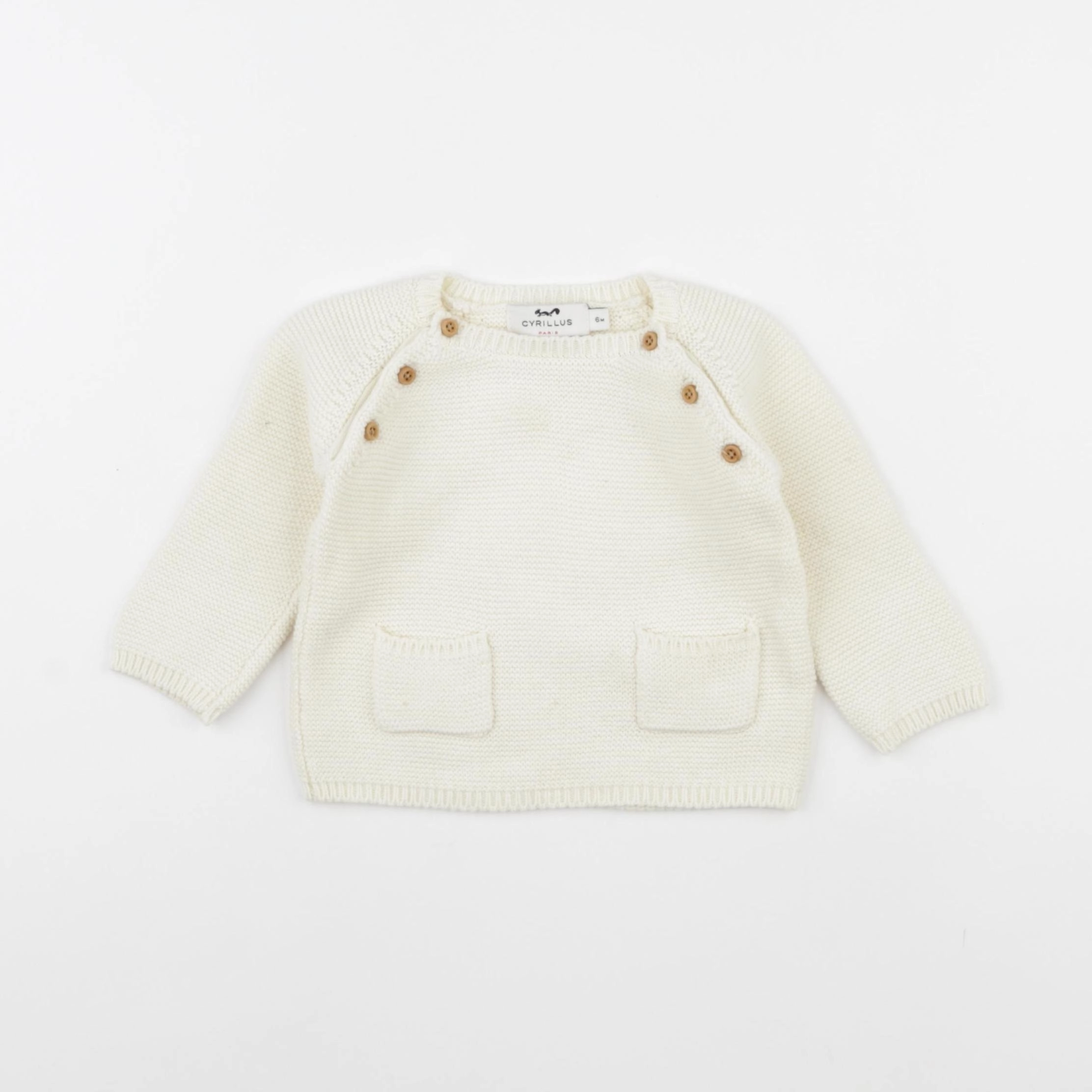 Cyrillus - pull beige - 6 mois