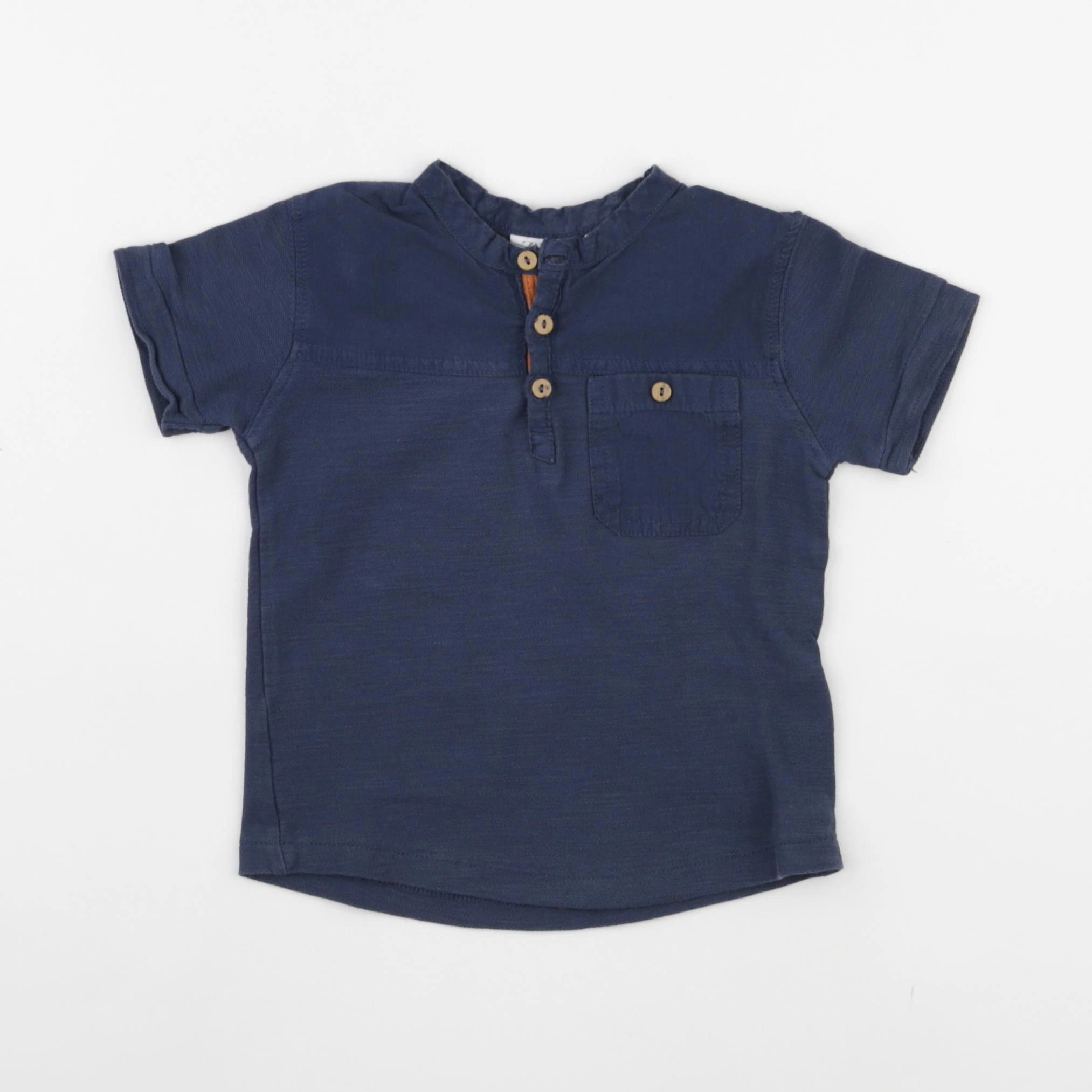Zara - tee-shirt gris - 12/18 mois