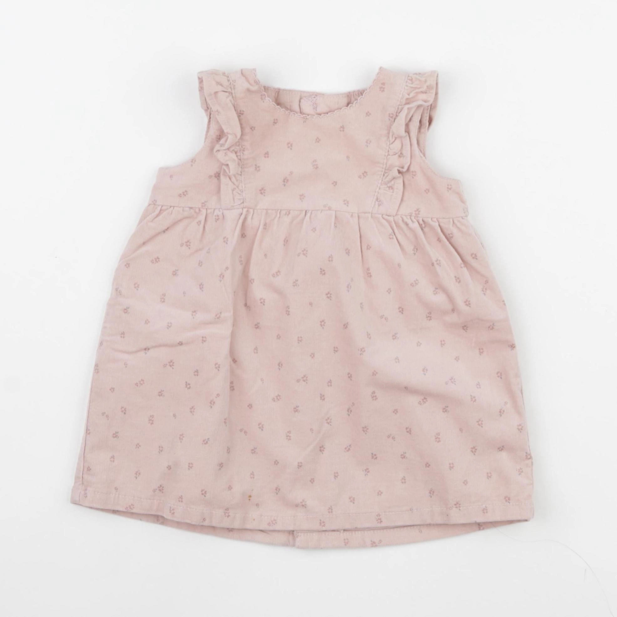 Zara - robe rose - 6/9 mois