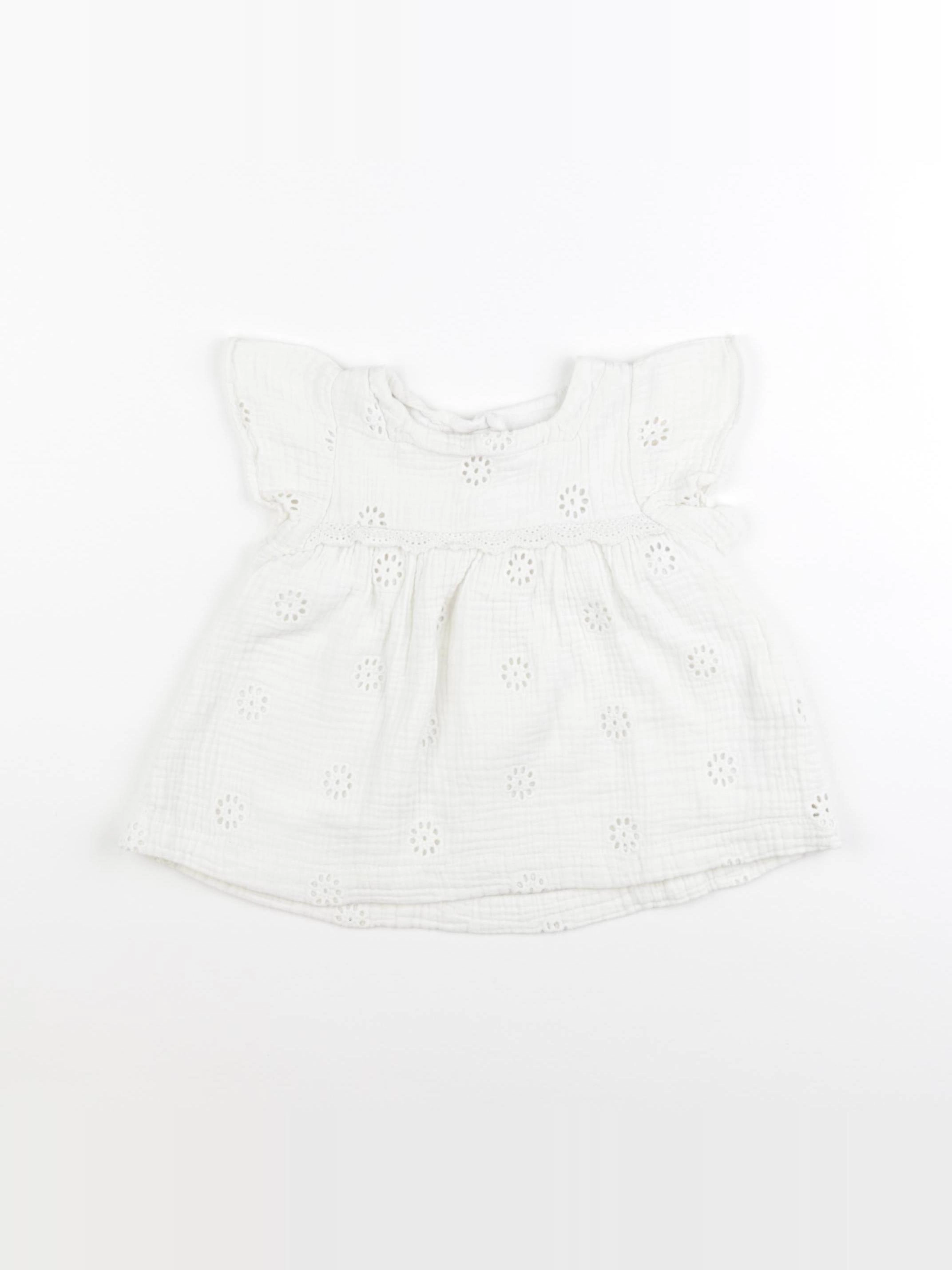 Vertbaudet - blouse blanc - 4 ans
