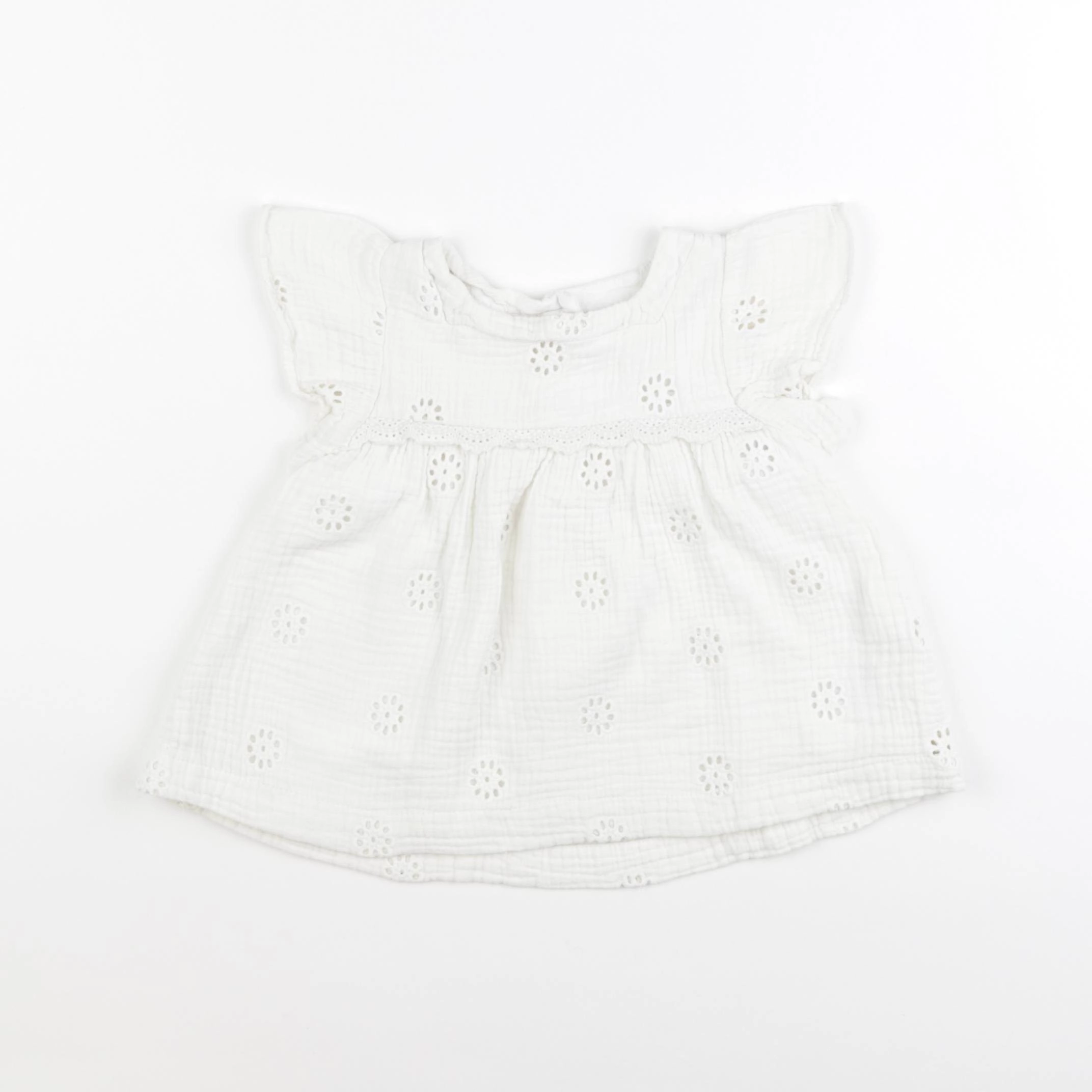 Vertbaudet - blouse blanc - 4 ans