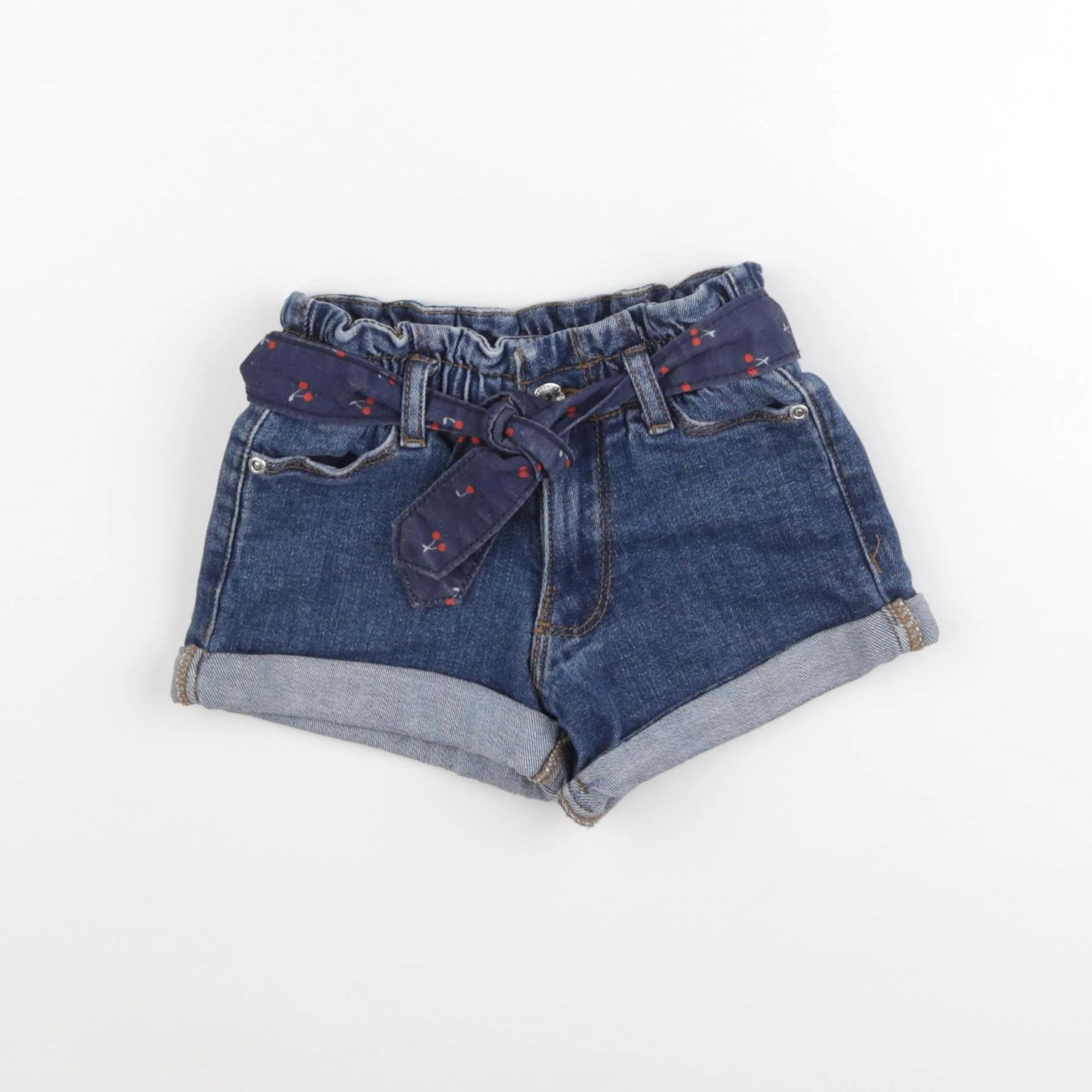 Vertbaudet - short bleu - 2 ans