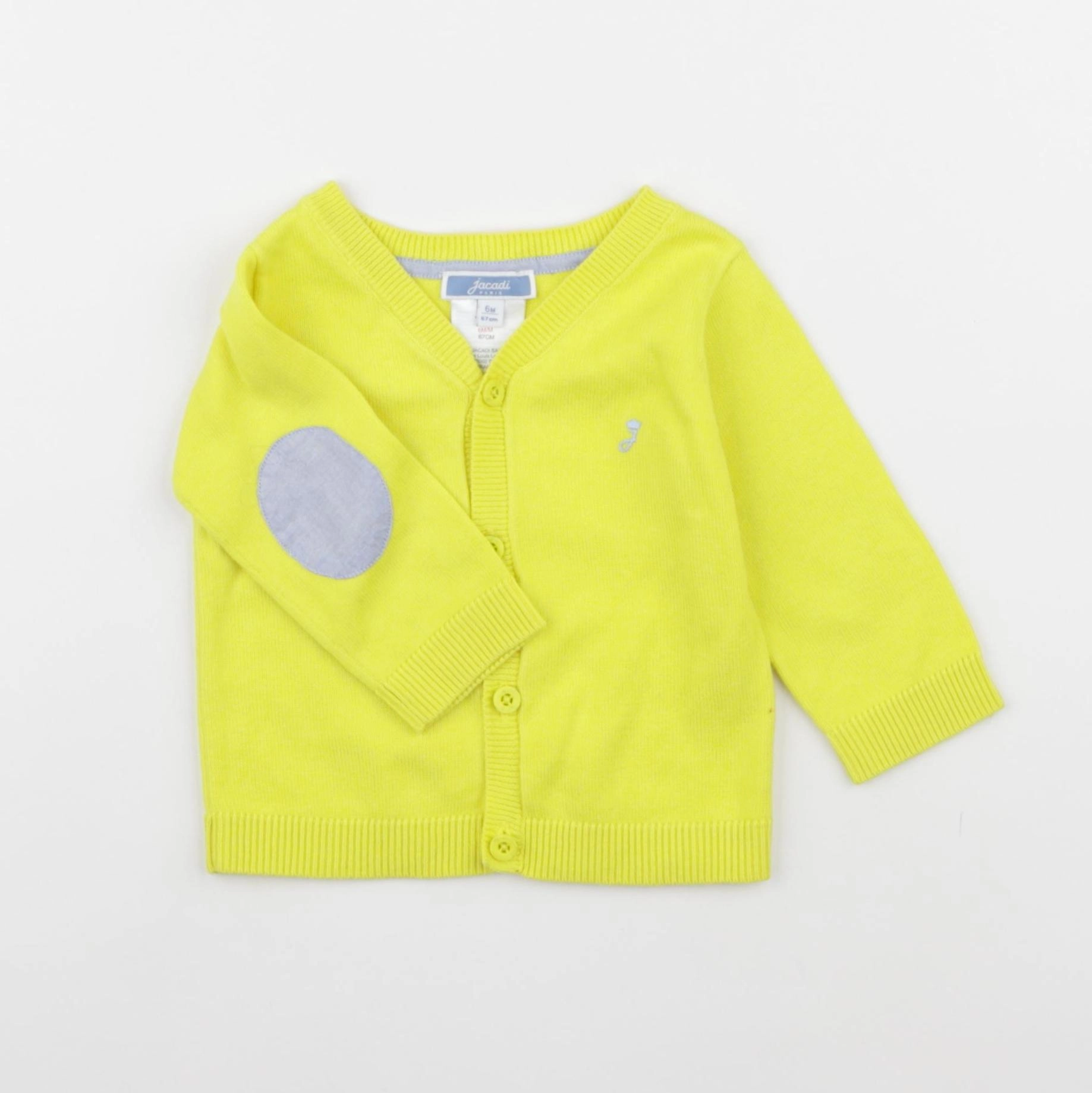 Jacadi - gilet jaune - 6 mois