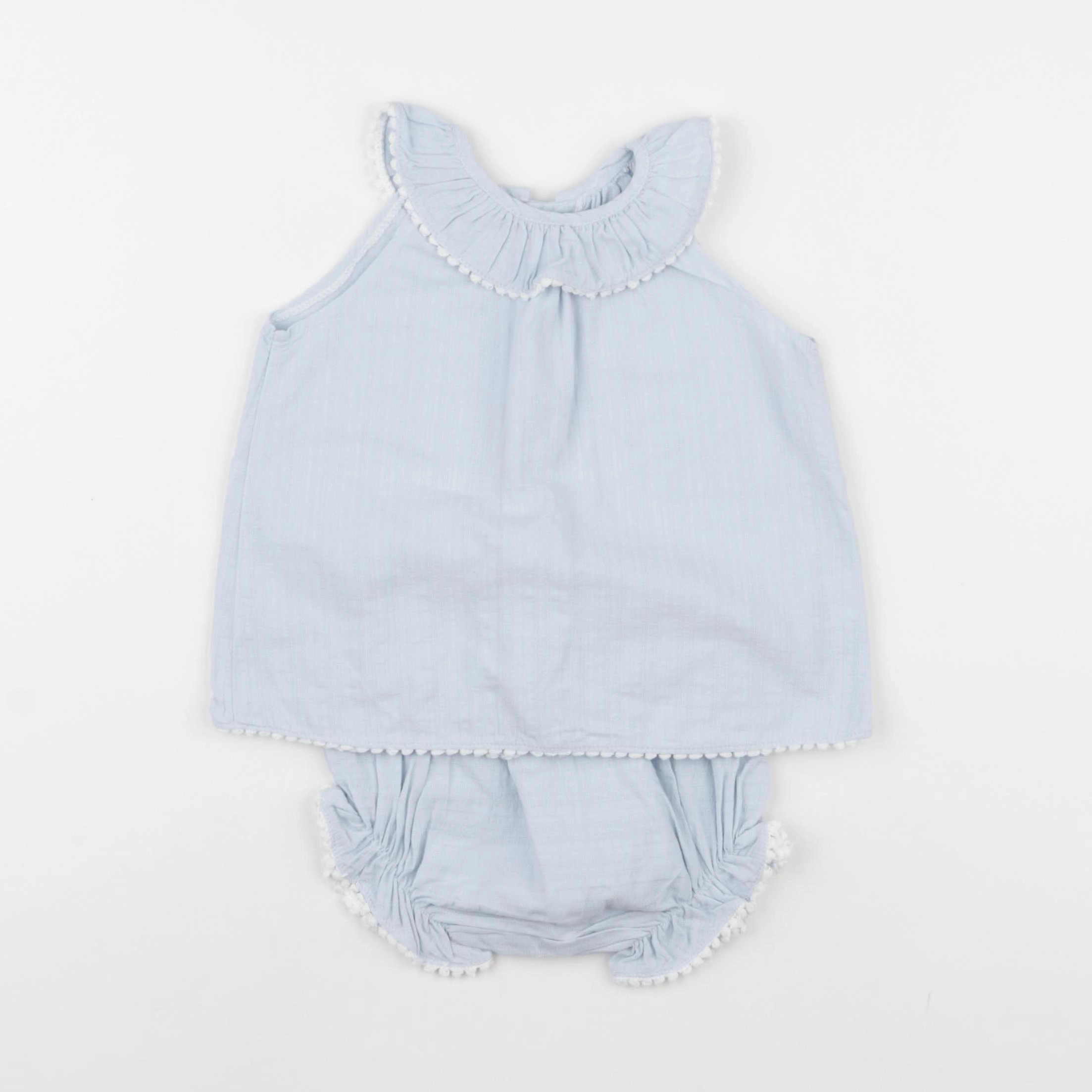 Lola Palacios - ensemble bleu - 12 mois
