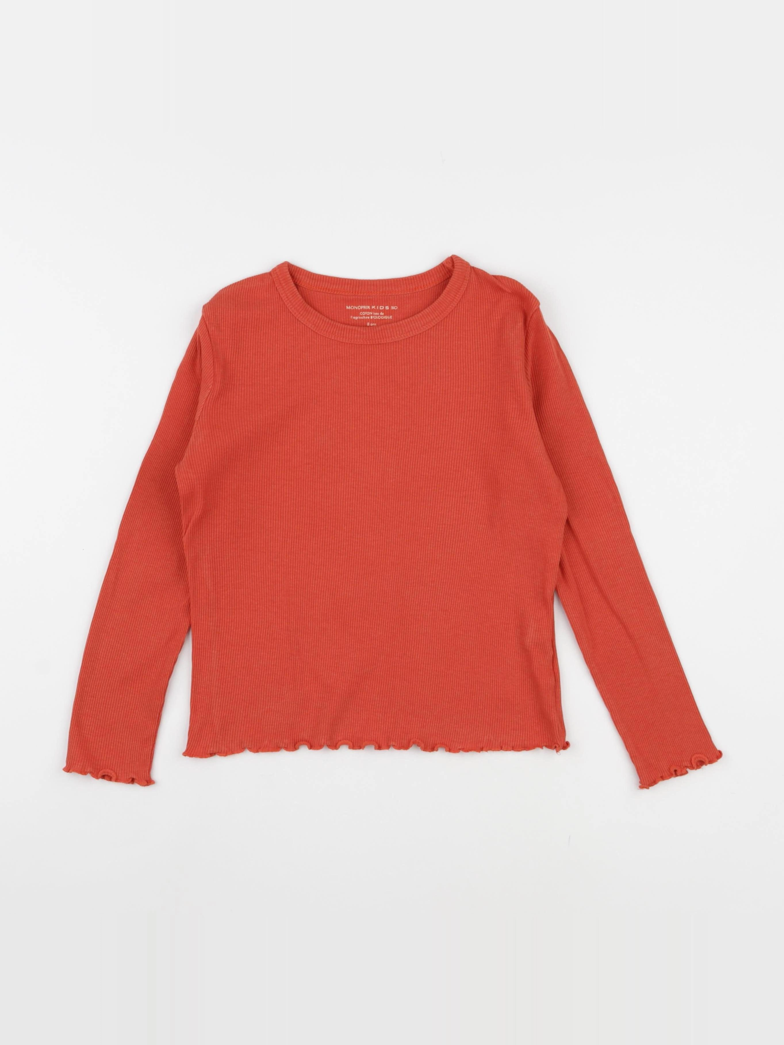 Monoprix - tee-shirt rouge - 8 ans