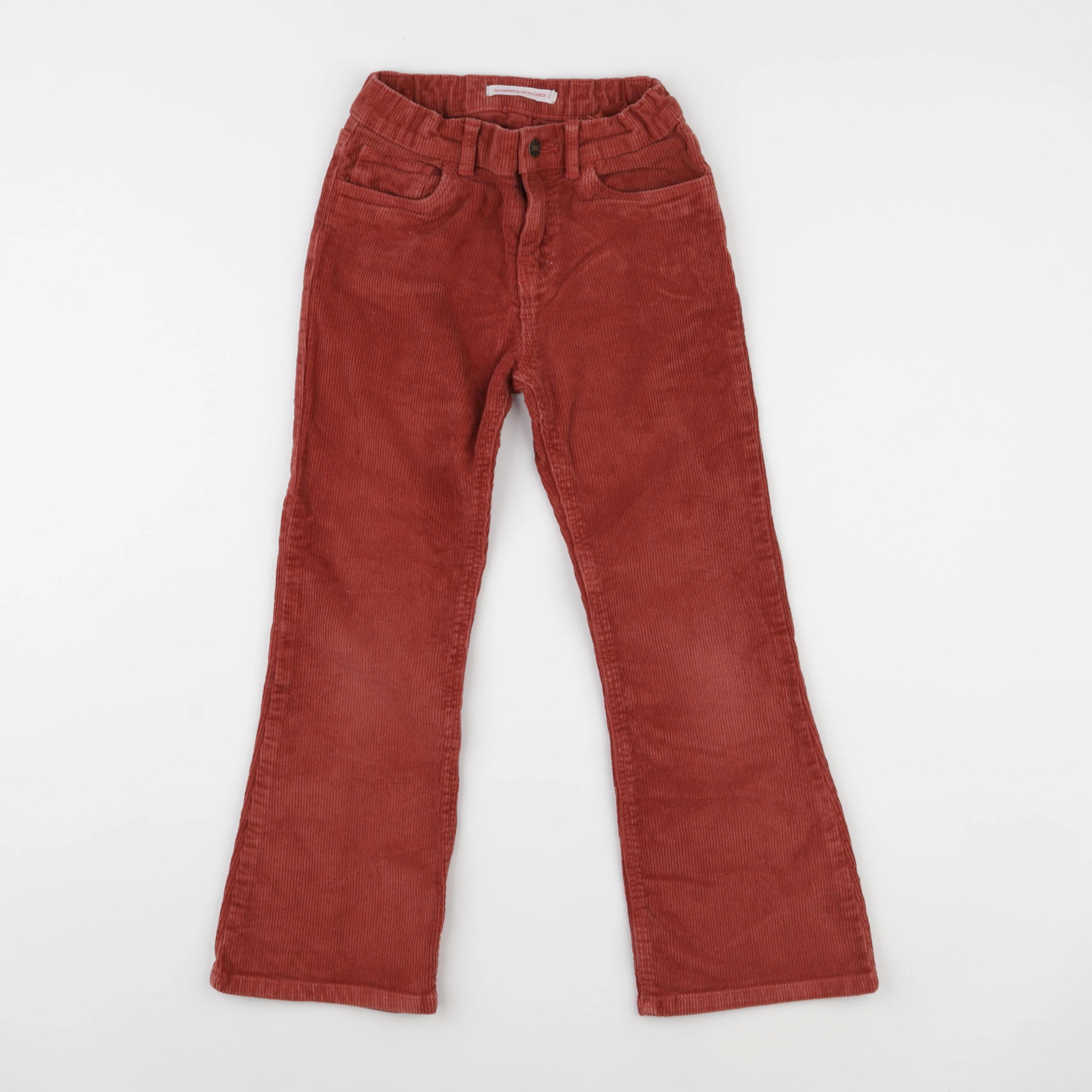 Monoprix - pantalon rouge - 8 ans