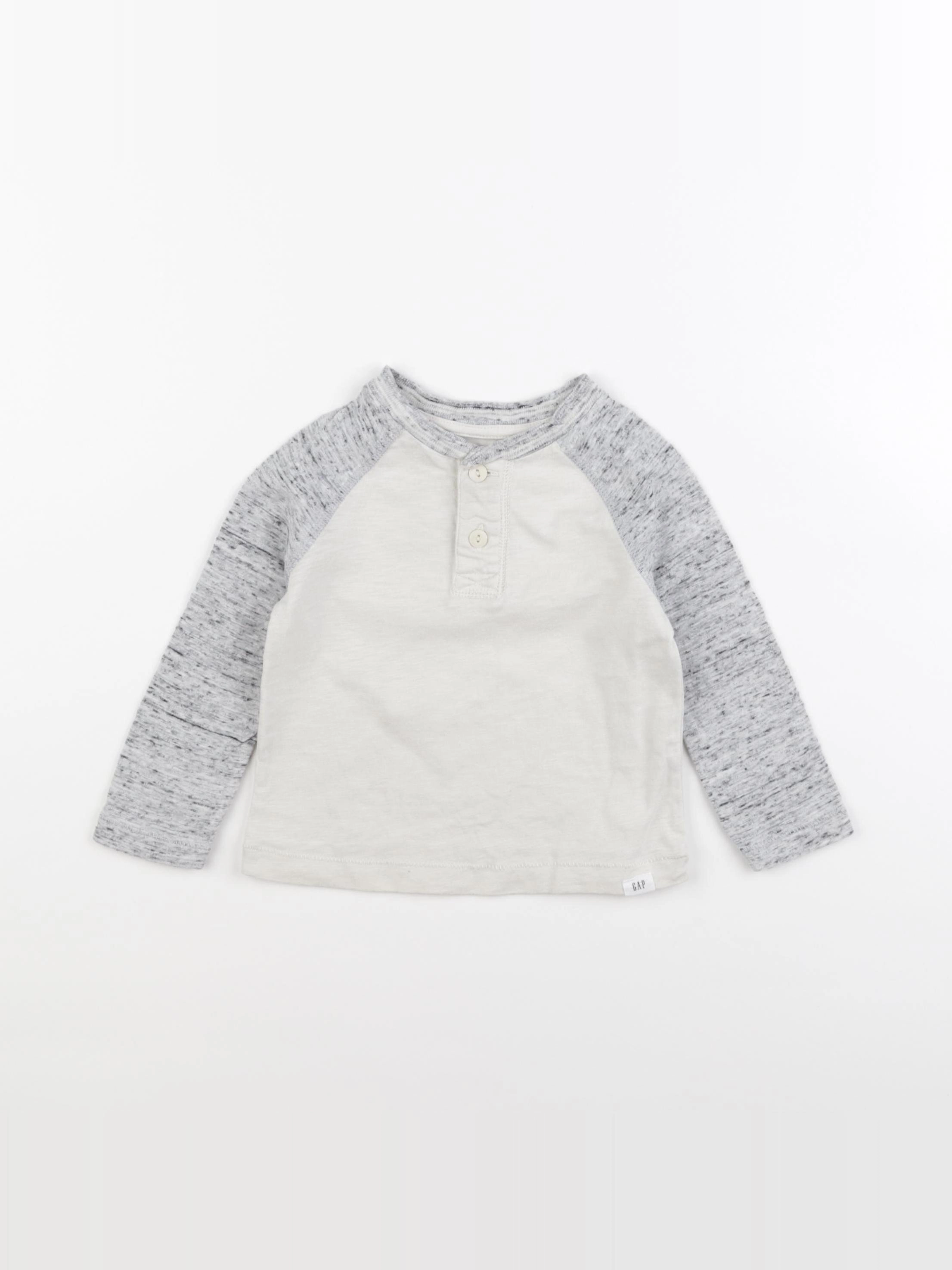 GAP - tee-shirt beige - 12/18 mois