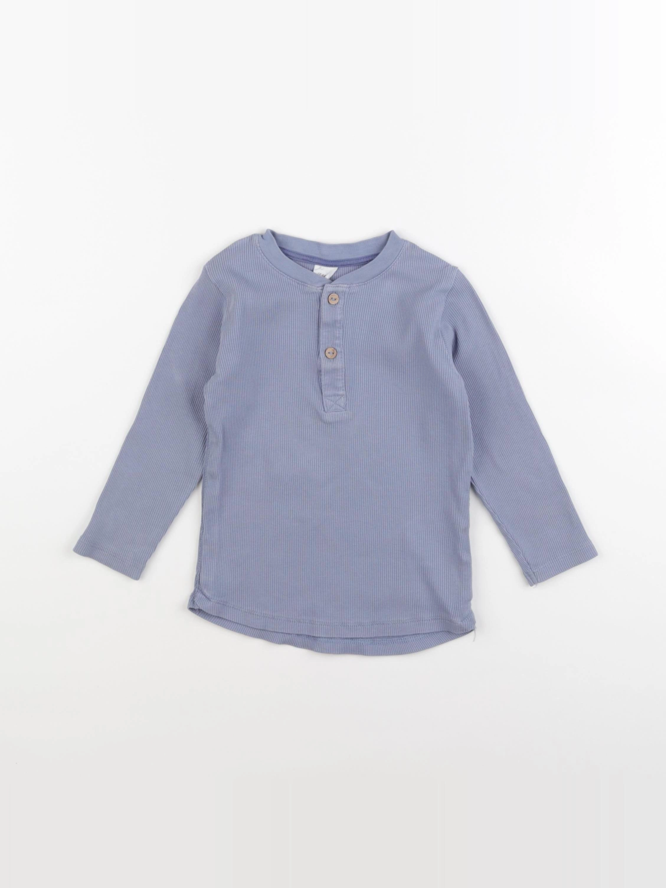 H&M - tee-shirt bleu - 1 an à 2 ans