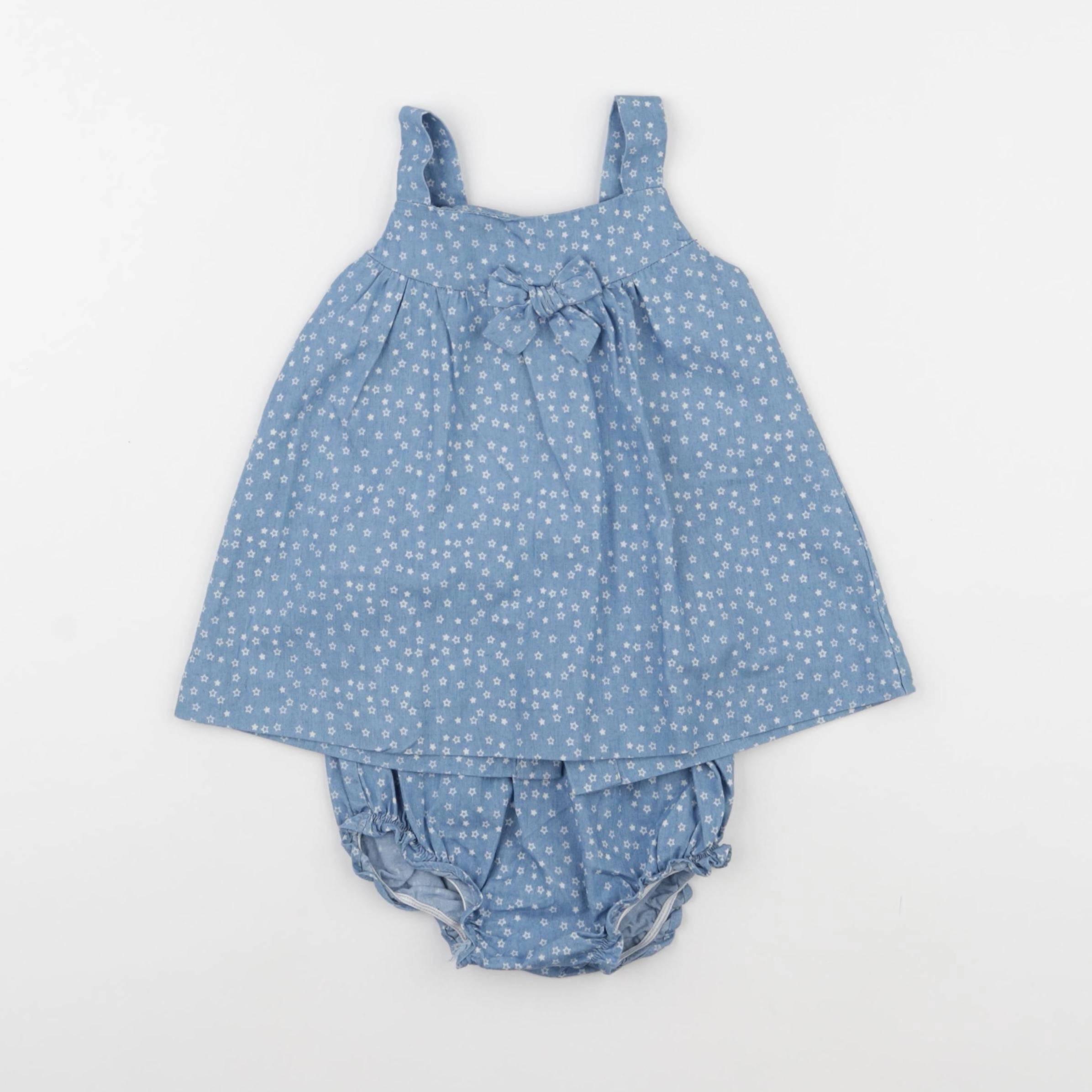 Lola Palacios - robe bleu - 12 mois