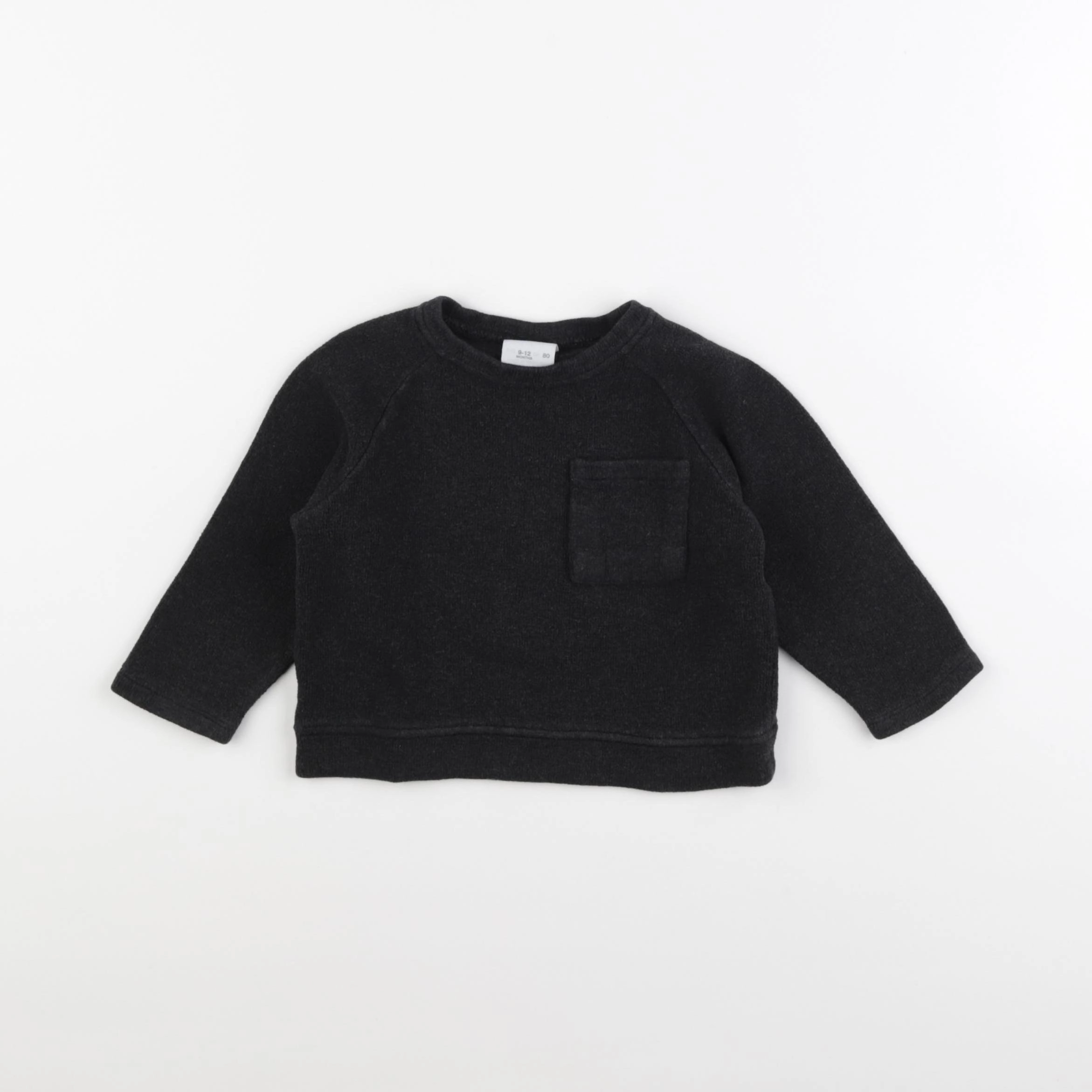 Zara - pull noir - 18/24 mois