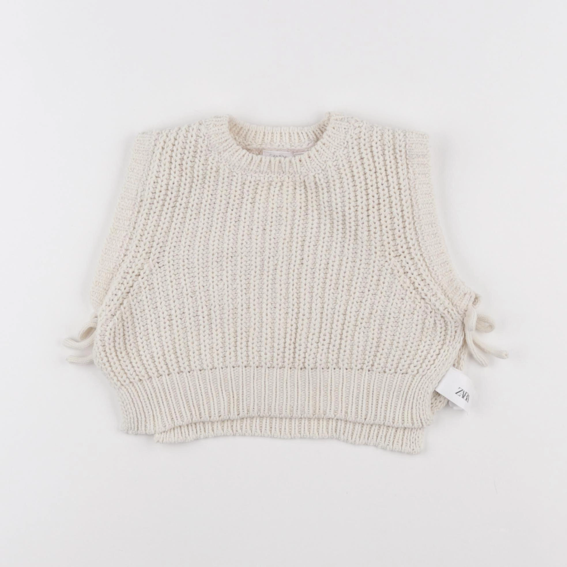 Zara - pull beige - 18 mois