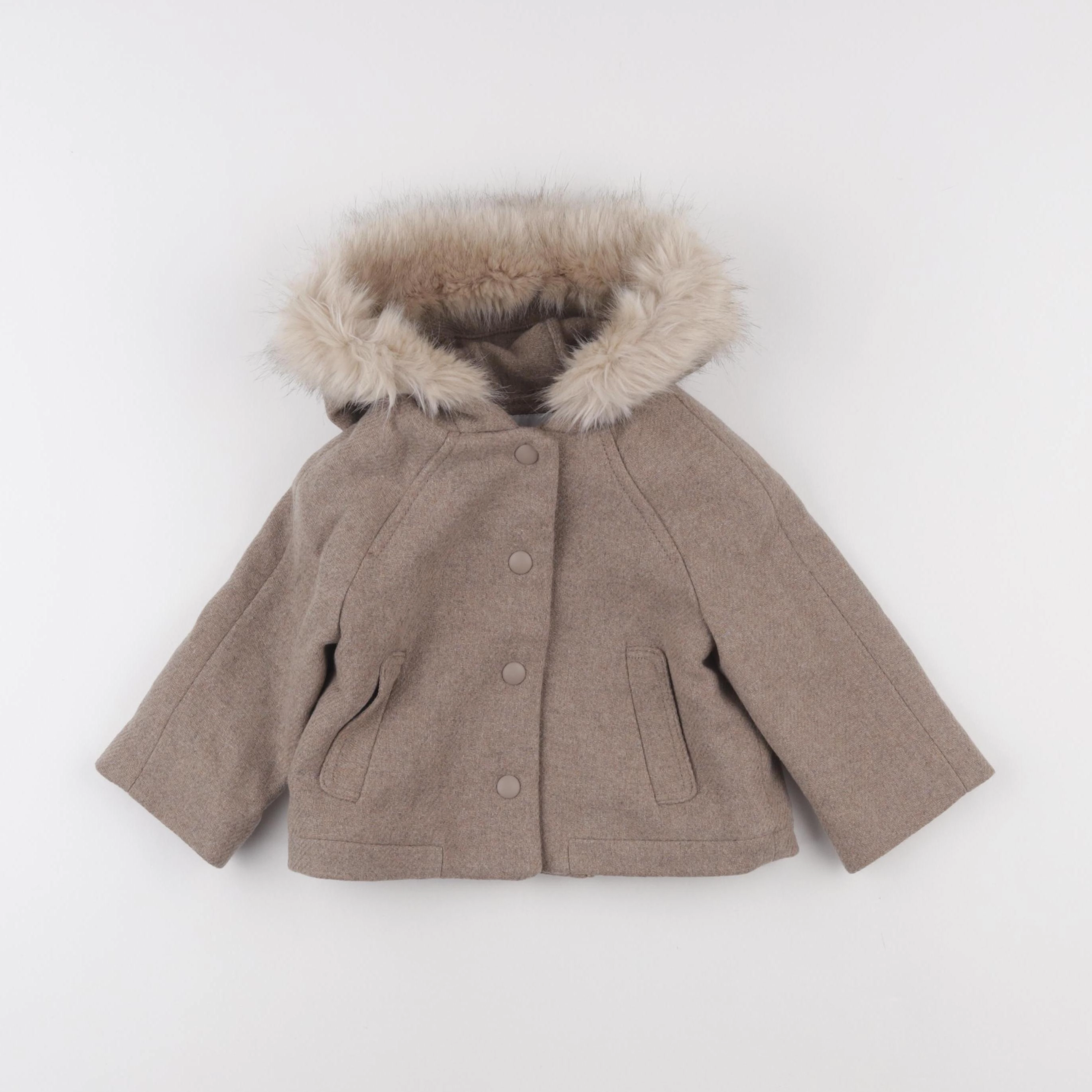 Zara - veste beige (état neuf) - 12/9 mois