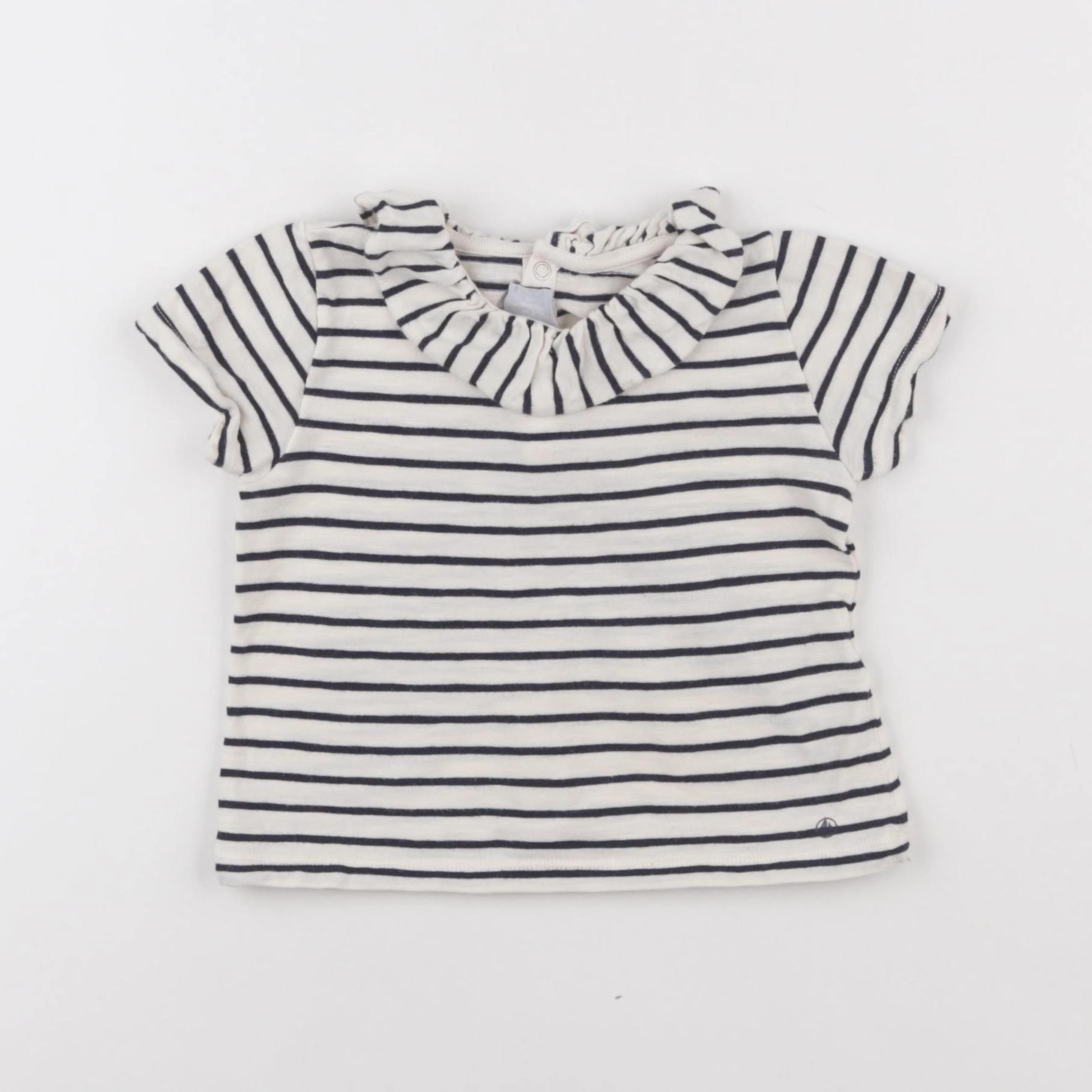 Petit Bateau - tee-shirt bleu - 18 mois