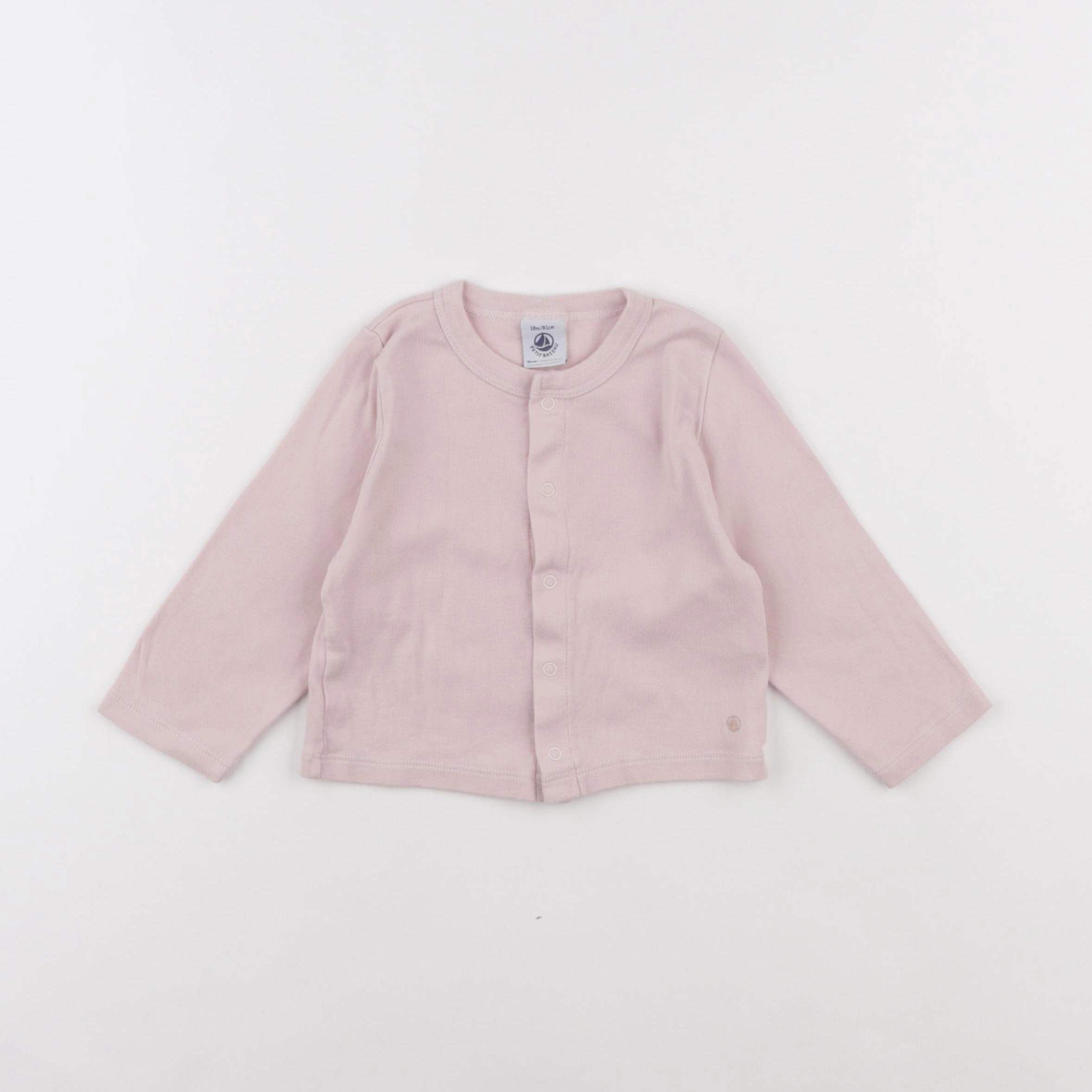 Petit Bateau - tee-shirt rose - 18 mois