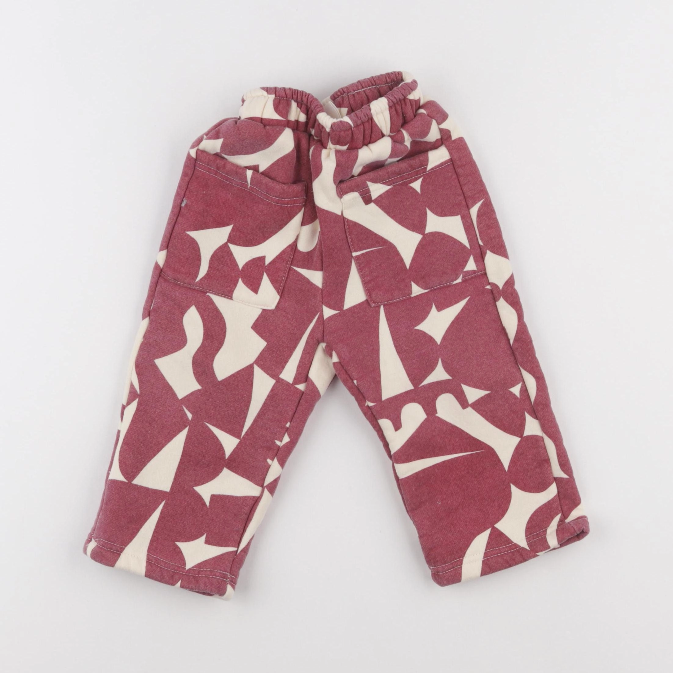 Gamin gamine - jogging rouge - 6/12 mois