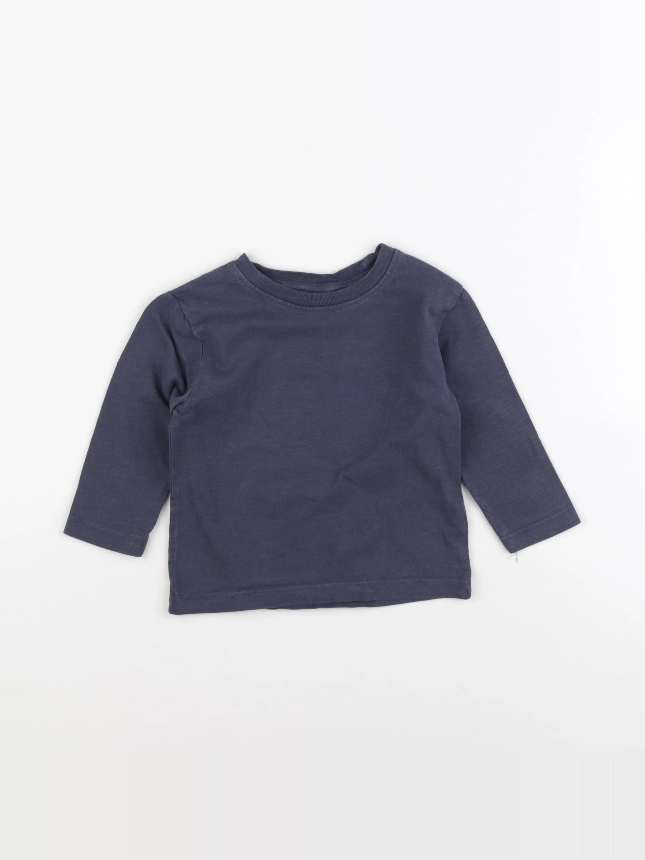 Zara - tee-shirt bleu - 9/12 mois