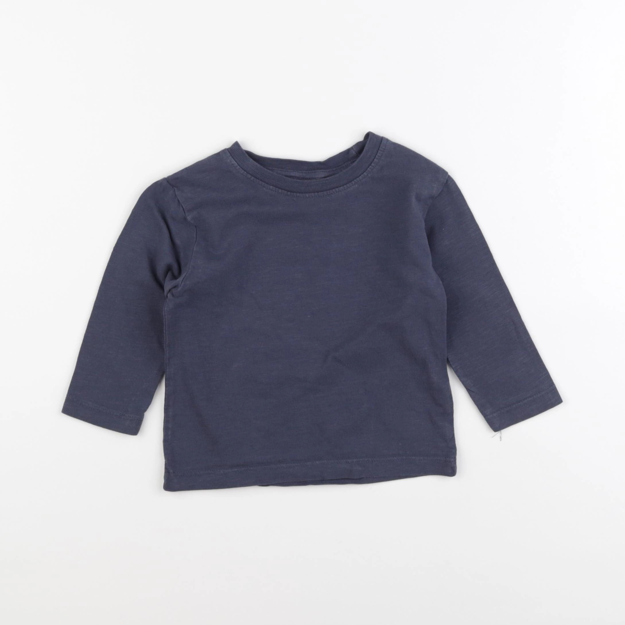Zara - tee-shirt bleu - 9/12 mois