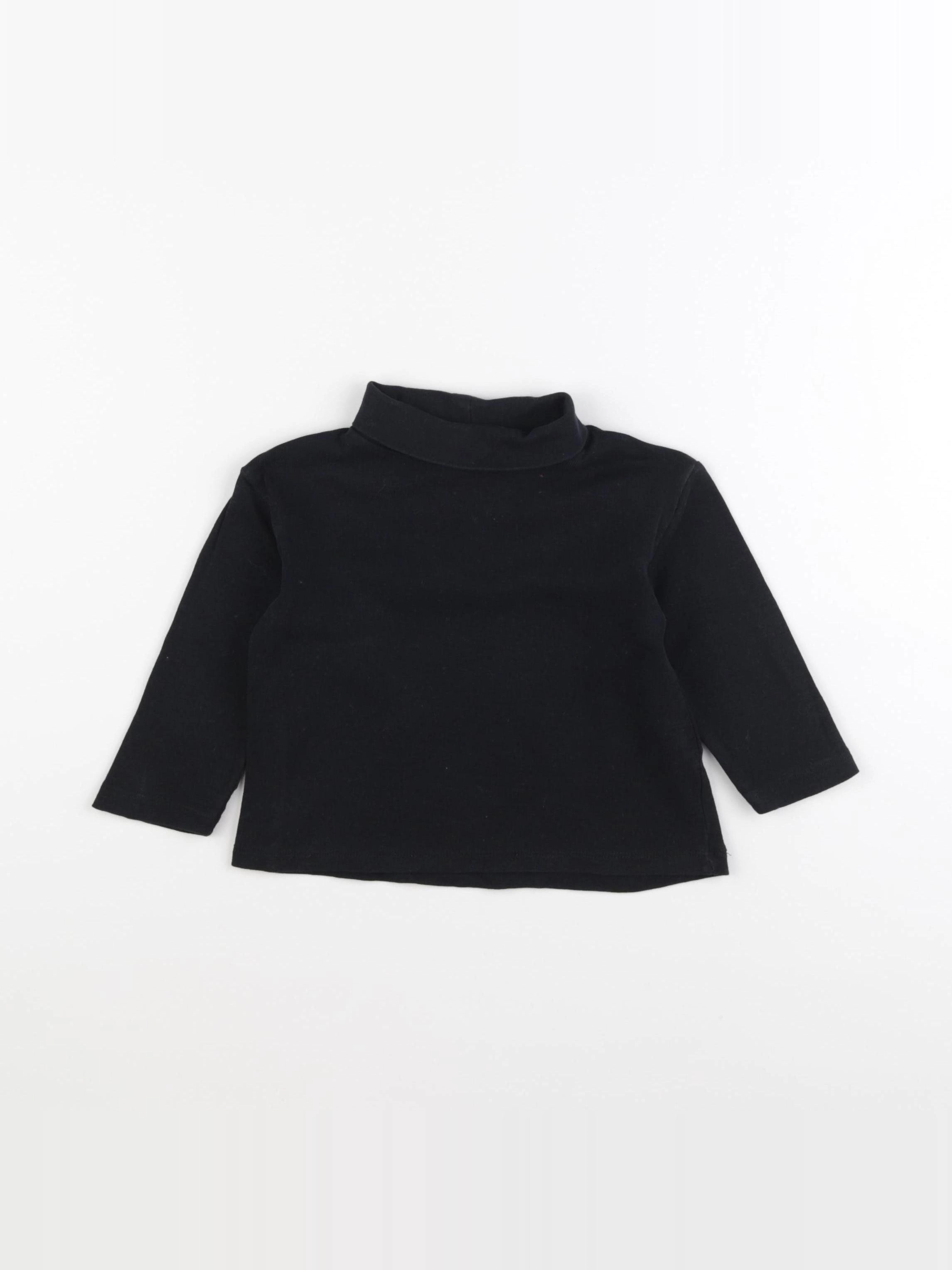Zara - sous-pull noir - 9/12 mois