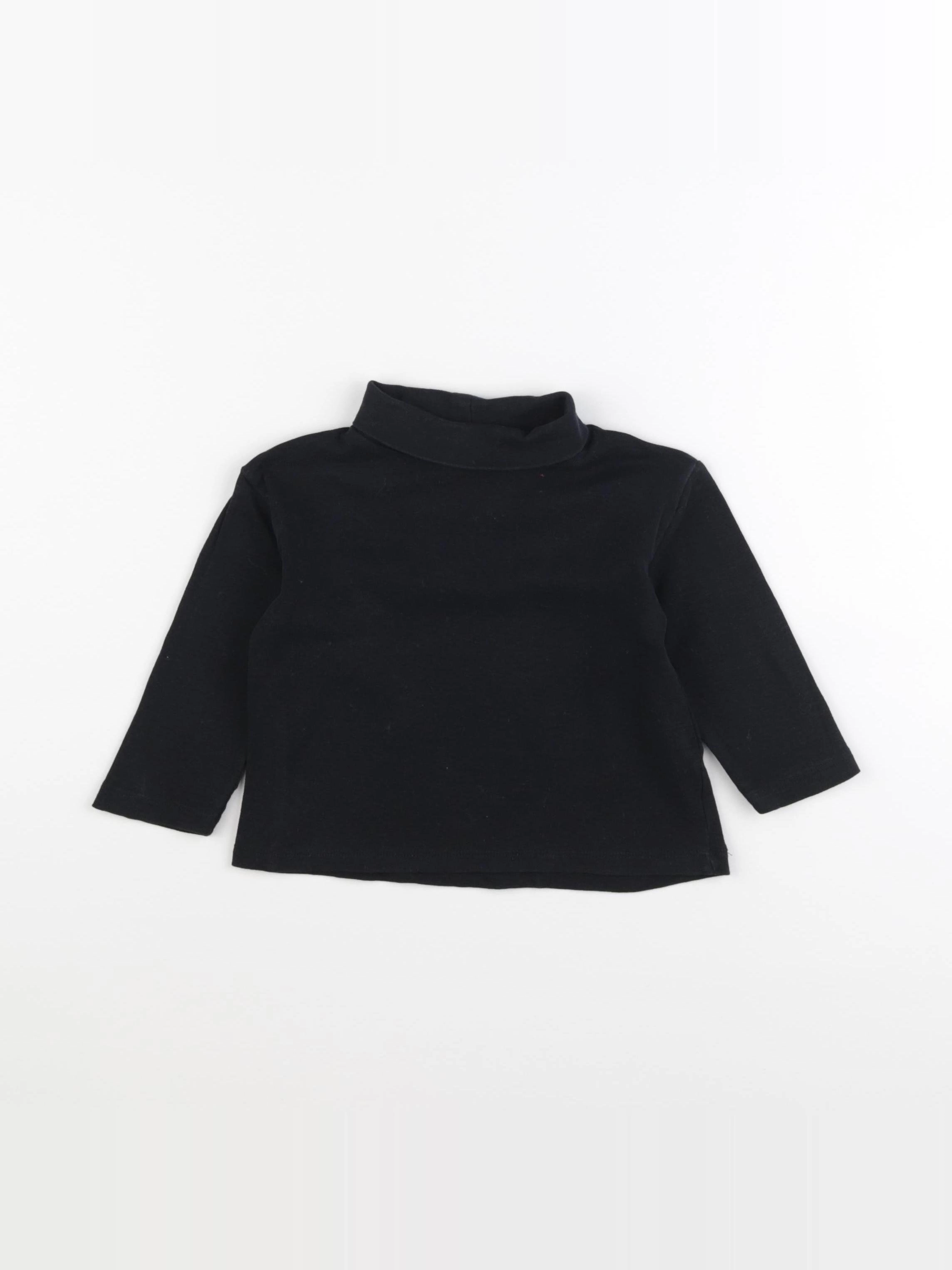 Zara - sous-pull noir - 12/9 mois