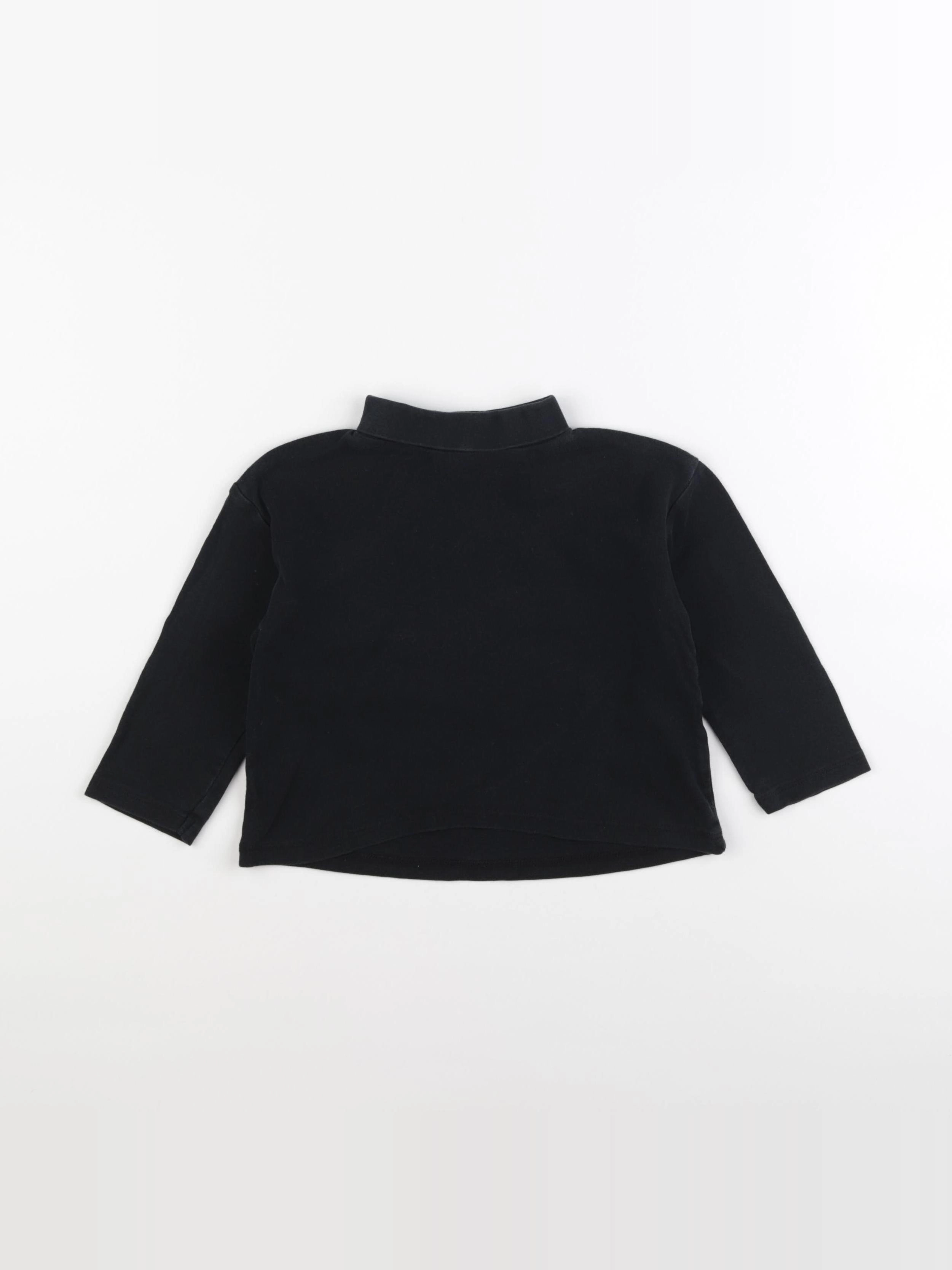 Zara - sous-pull noir - 18/24 mois