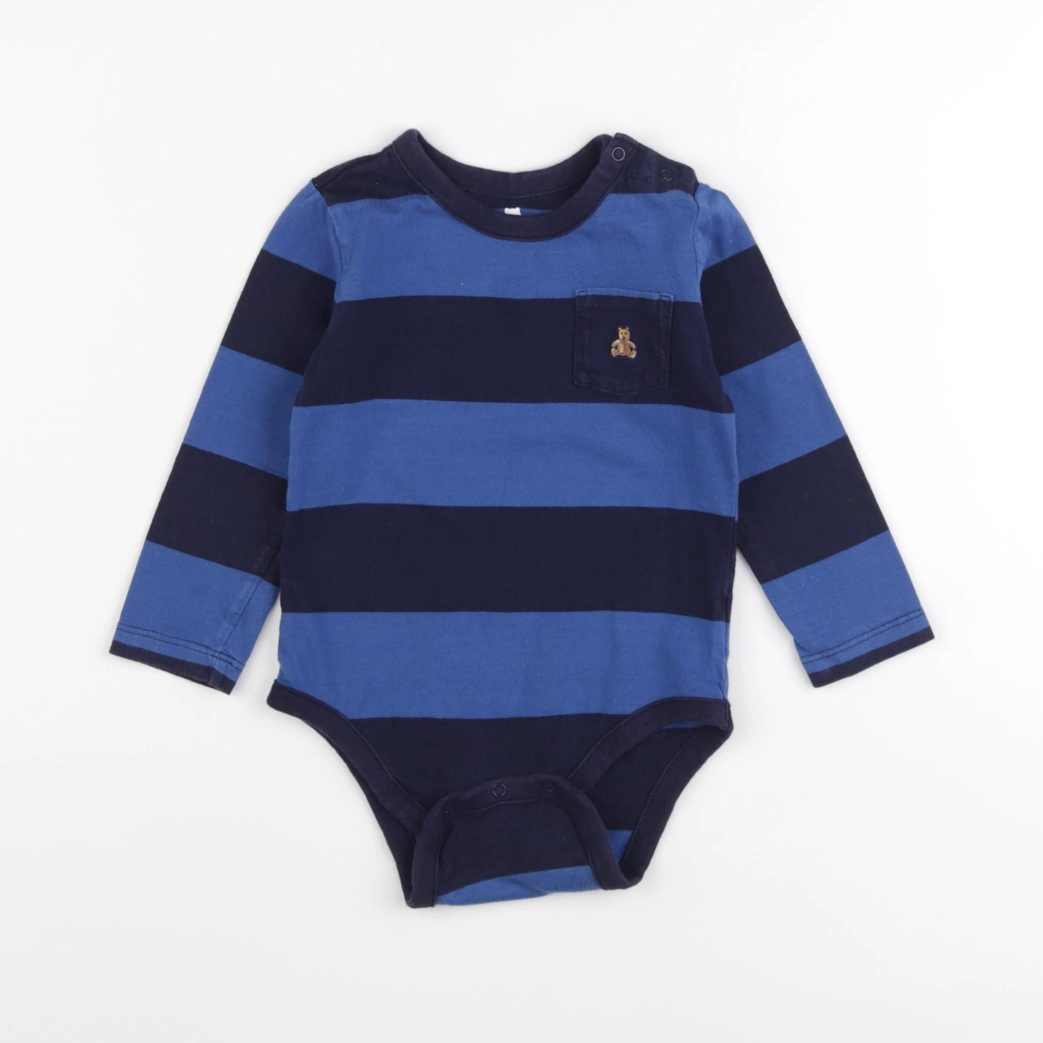 GAP - body bleu - 18/24 mois