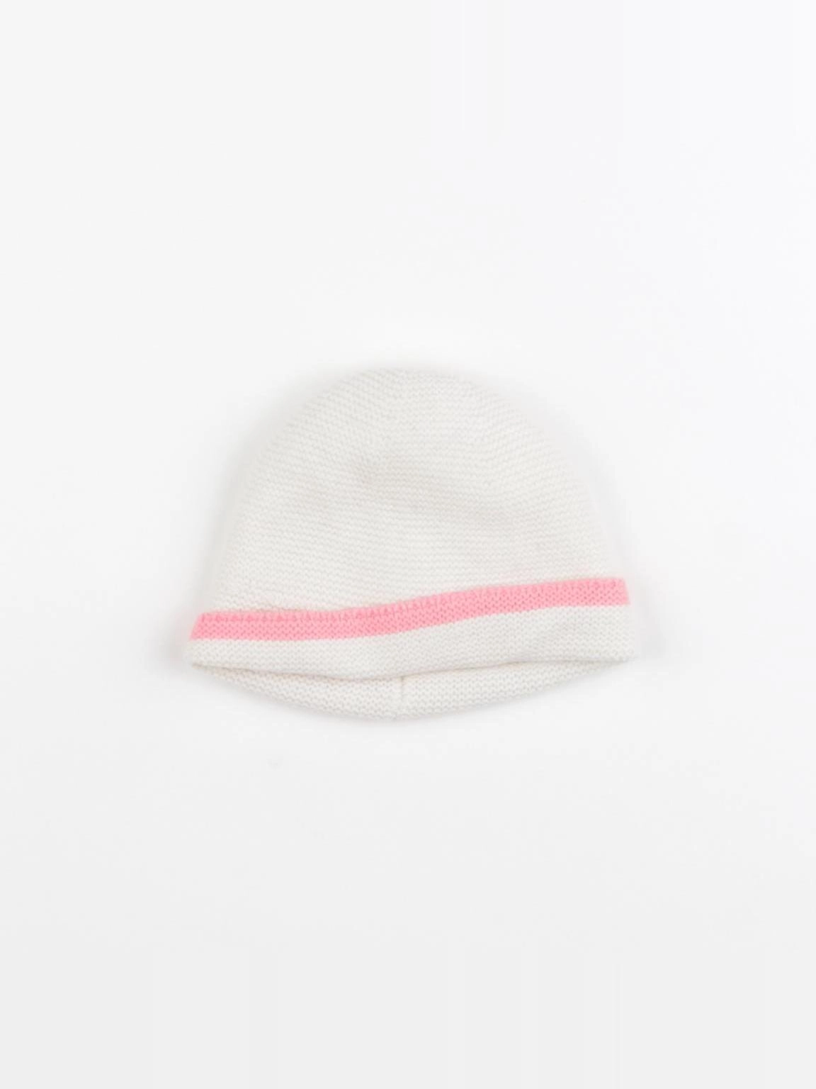 Jacadi - bonnet beige - 1 mois