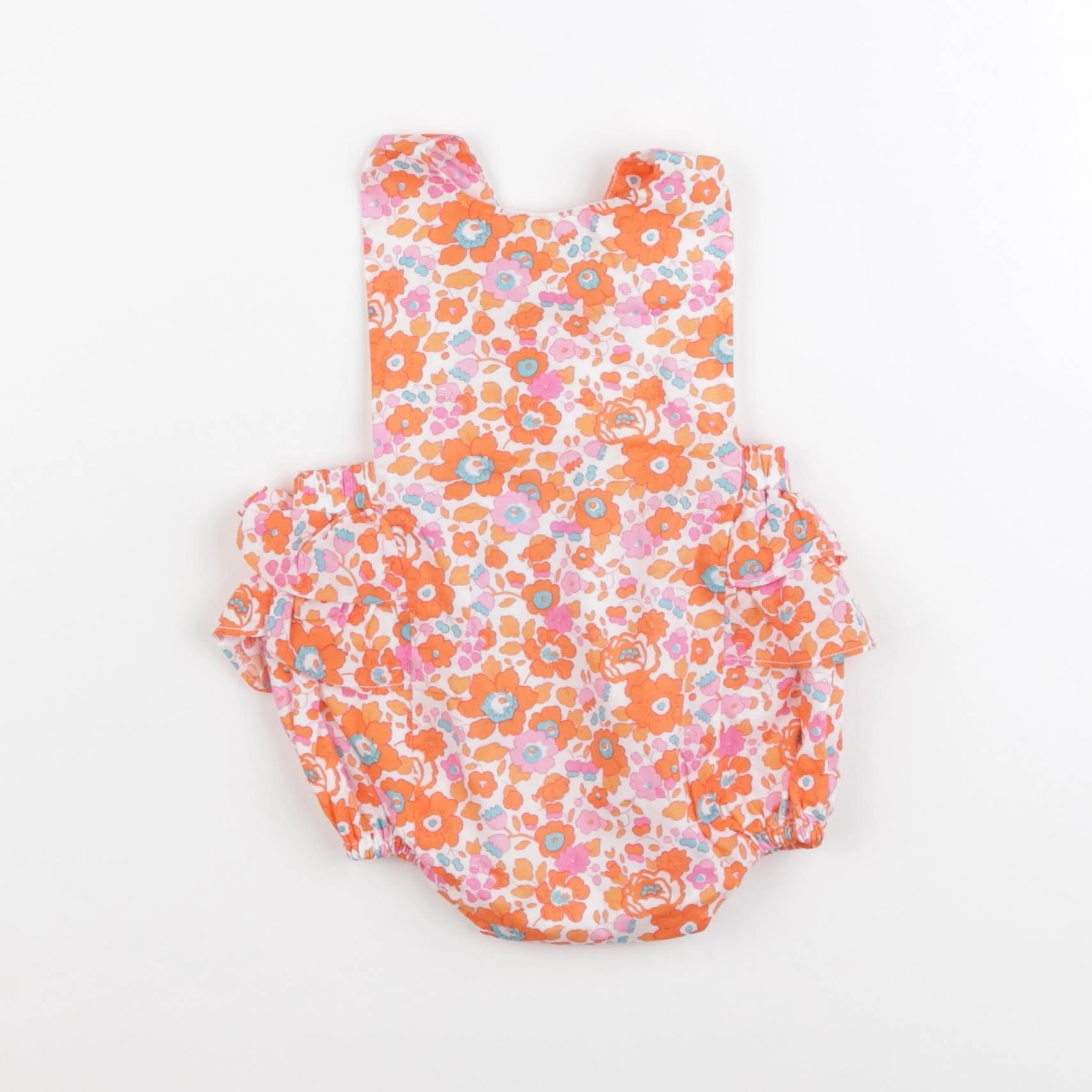 Jacadi - combinaison liberty orange - 6 mois