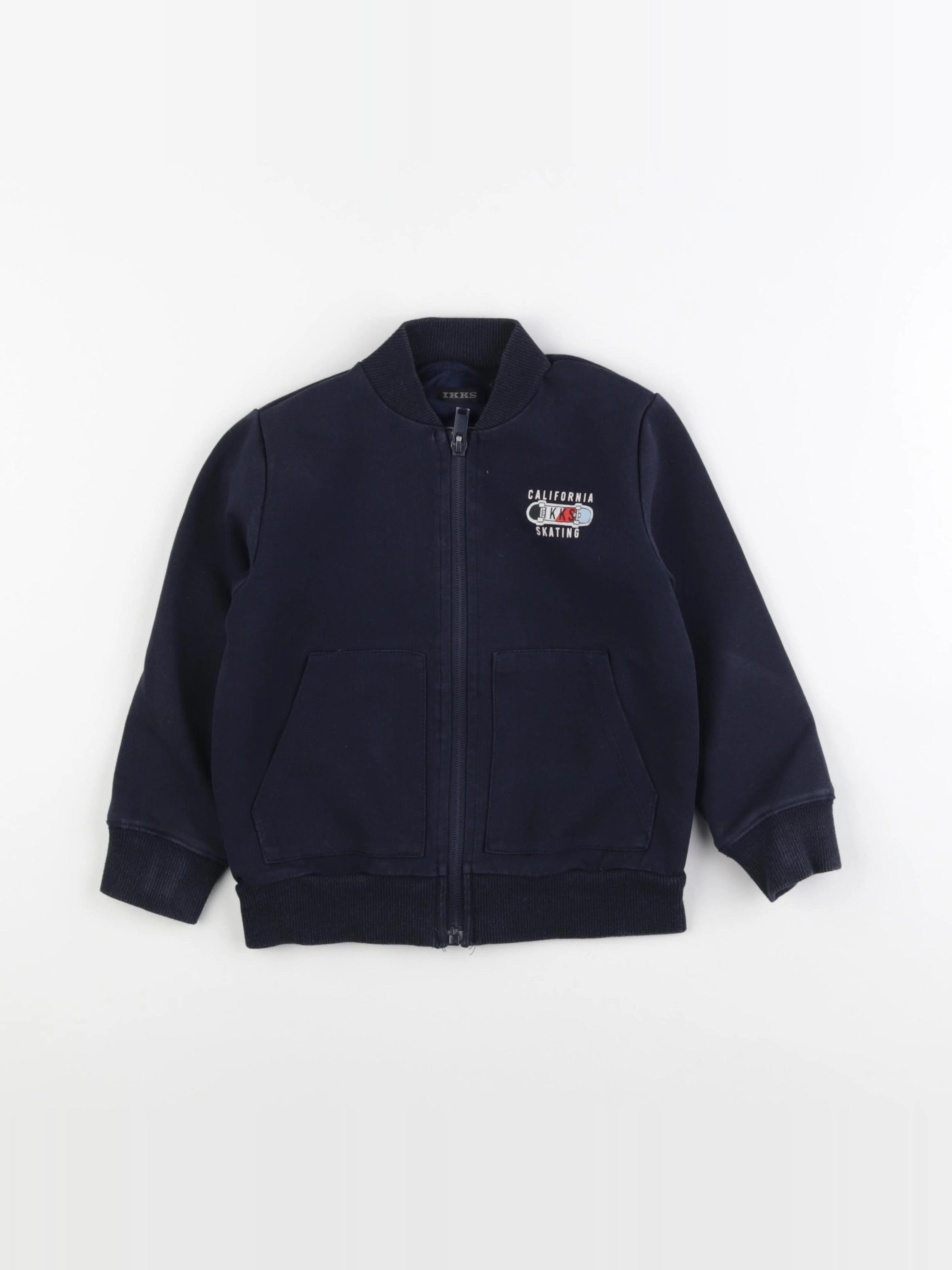 IKKS - sweat imprimé au dos bleu - 3 ans
