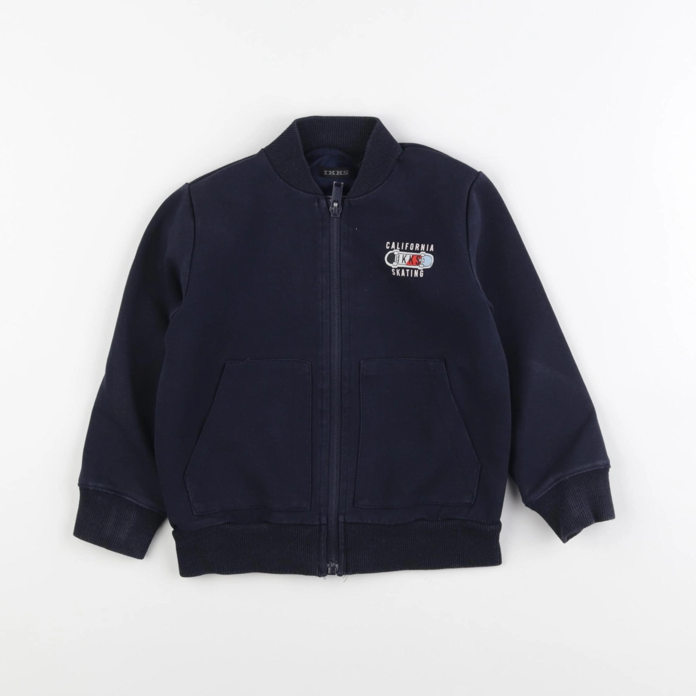 IKKS - sweat imprimé au dos bleu - 3 ans