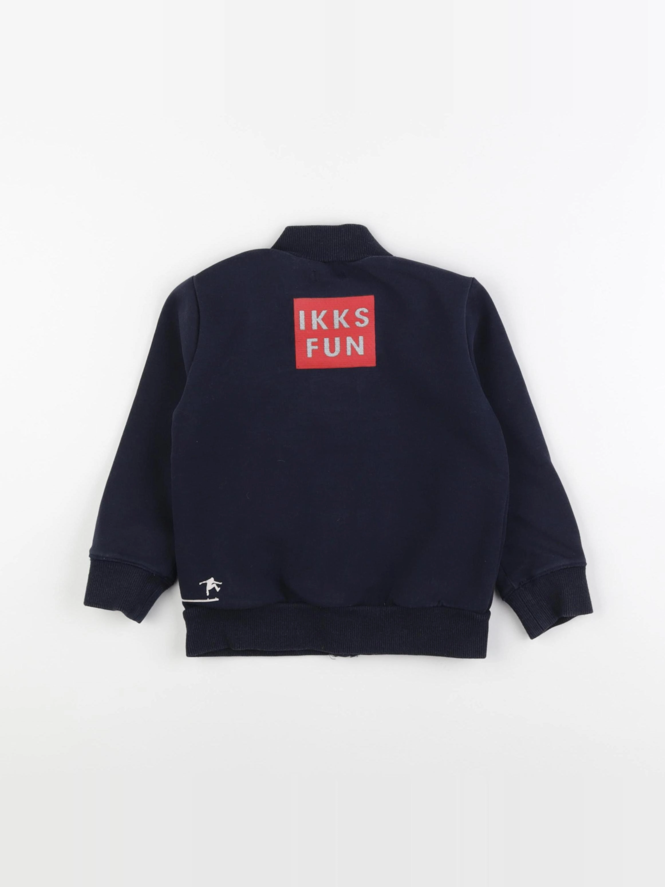 IKKS - sweat imprimé au dos bleu - 3 ans