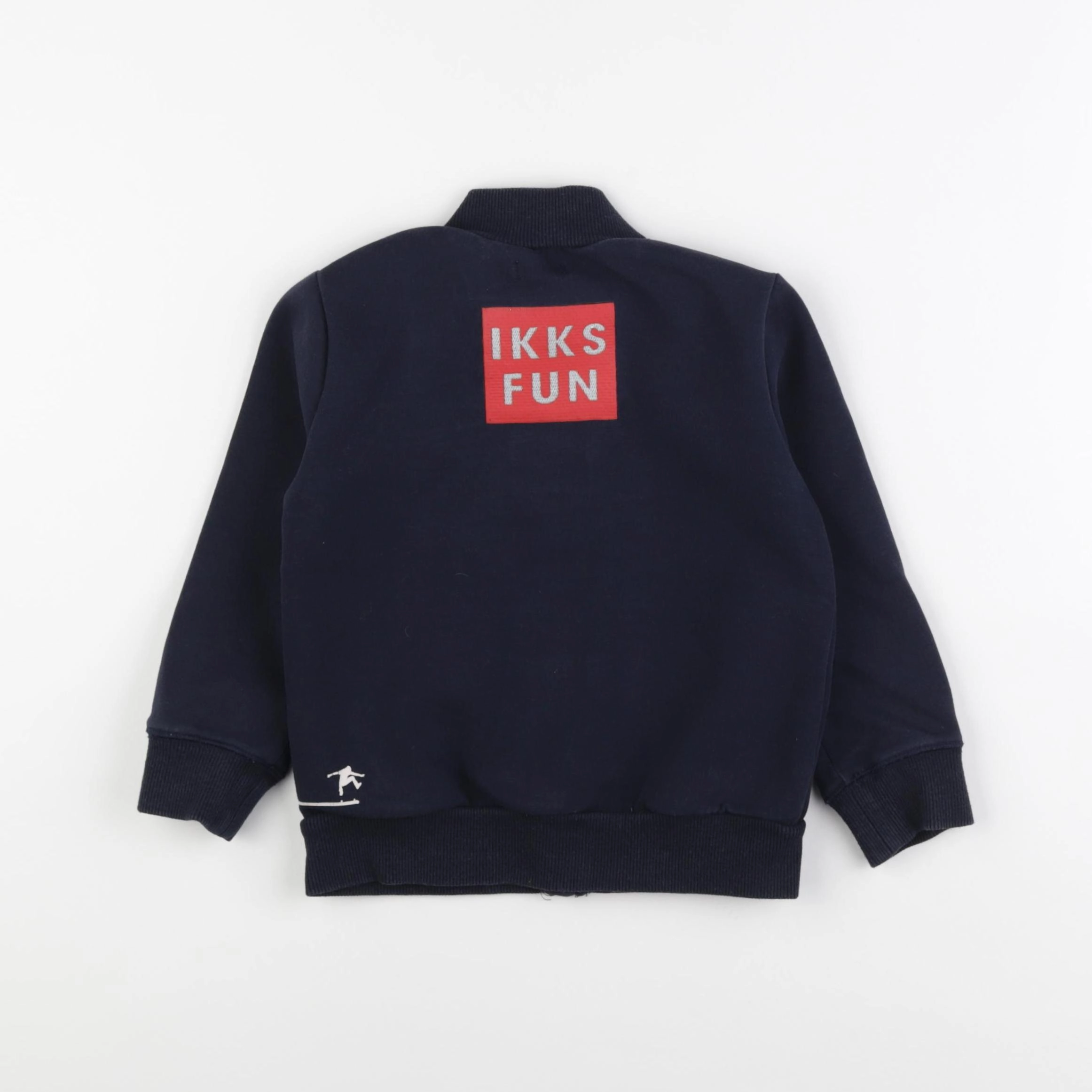 IKKS - sweat imprimé au dos bleu - 3 ans
