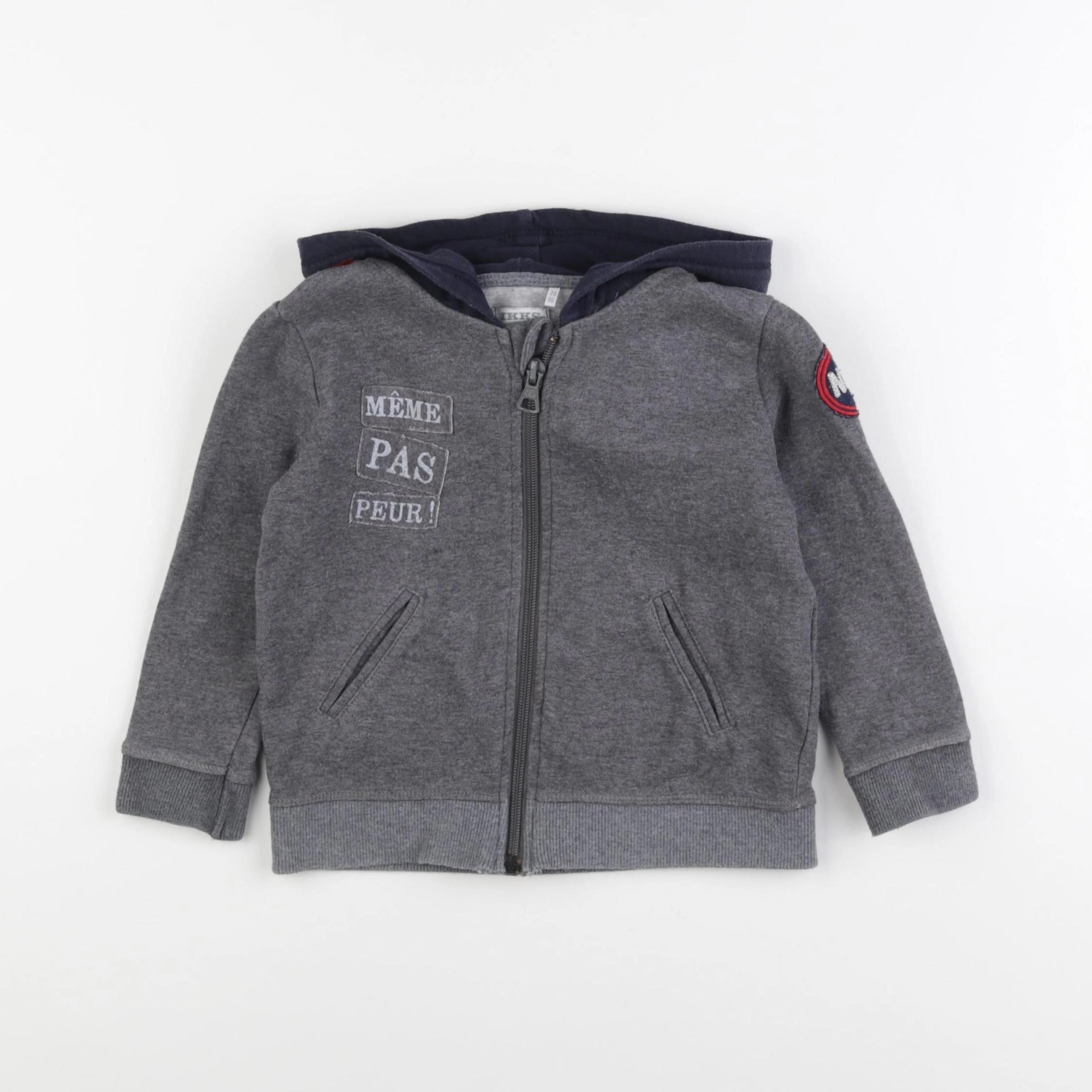 IKKS - sweat gris - 2 ans