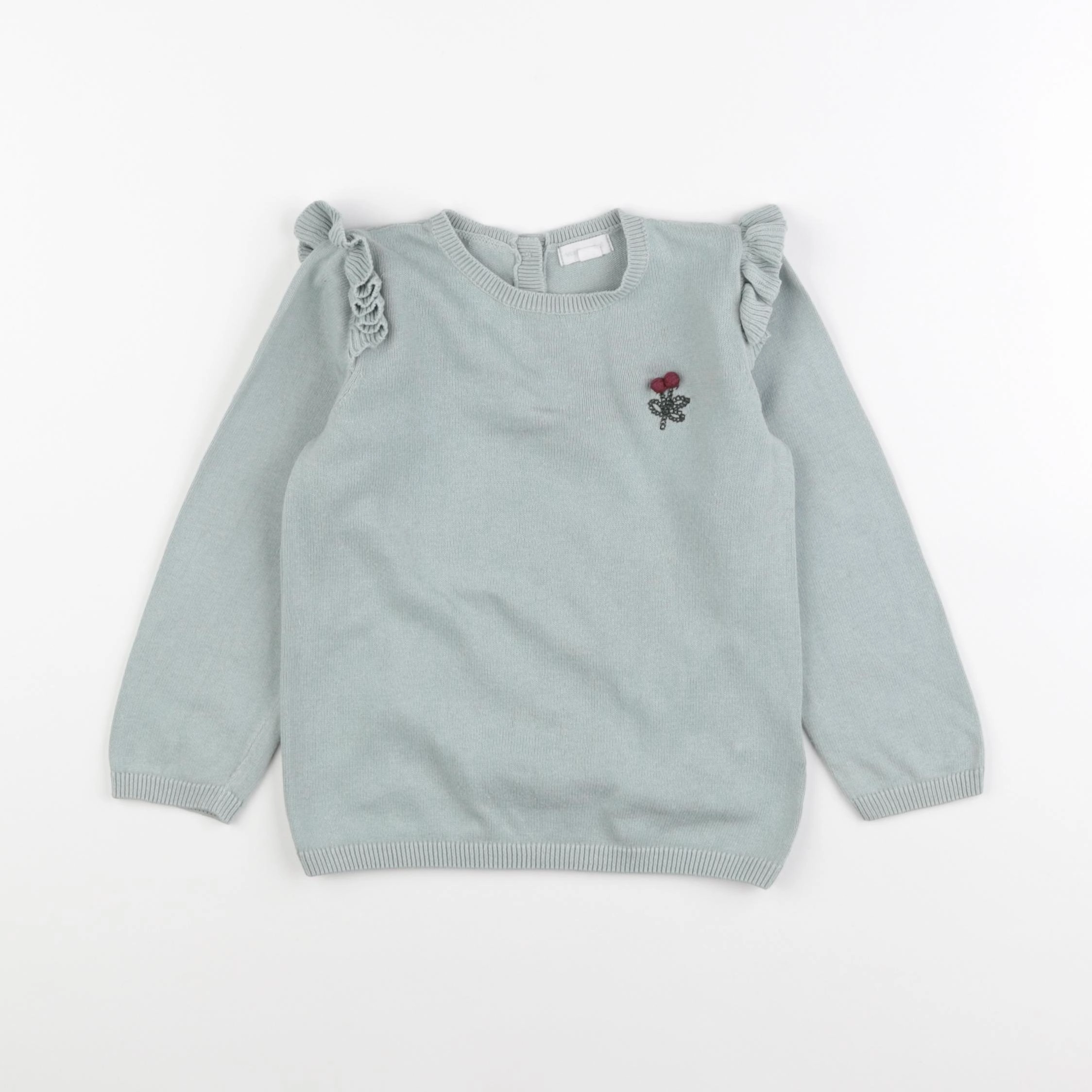 Vertbaudet - pull vert - 3 ans