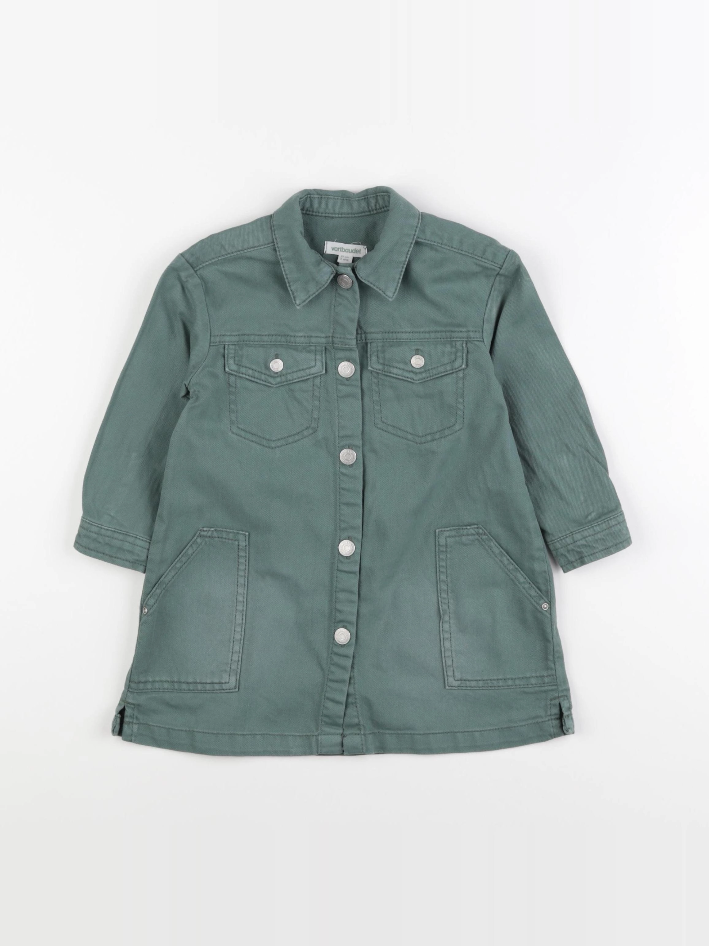 Vertbaudet - robe vert - 3 ans