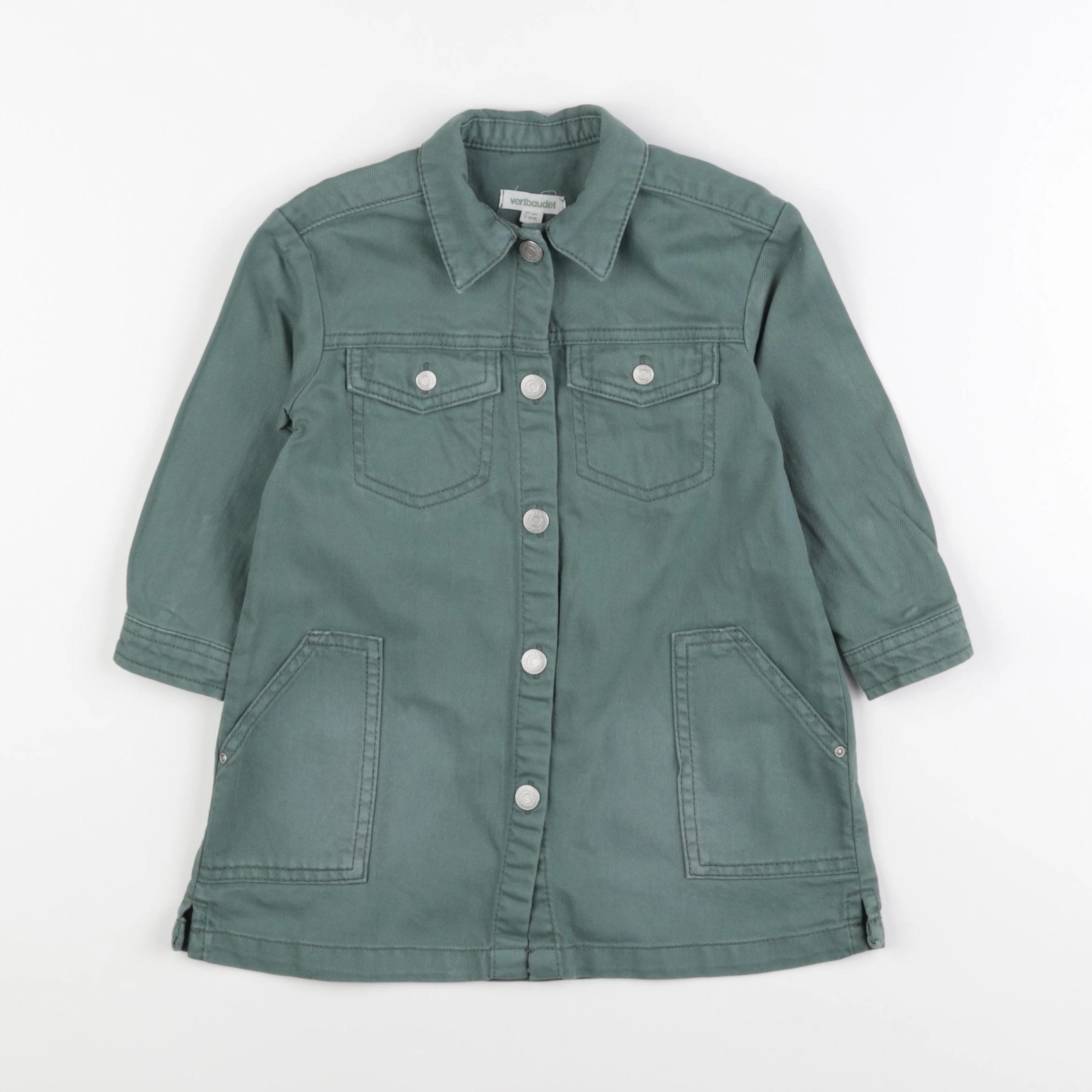 Vertbaudet - robe vert - 3 ans