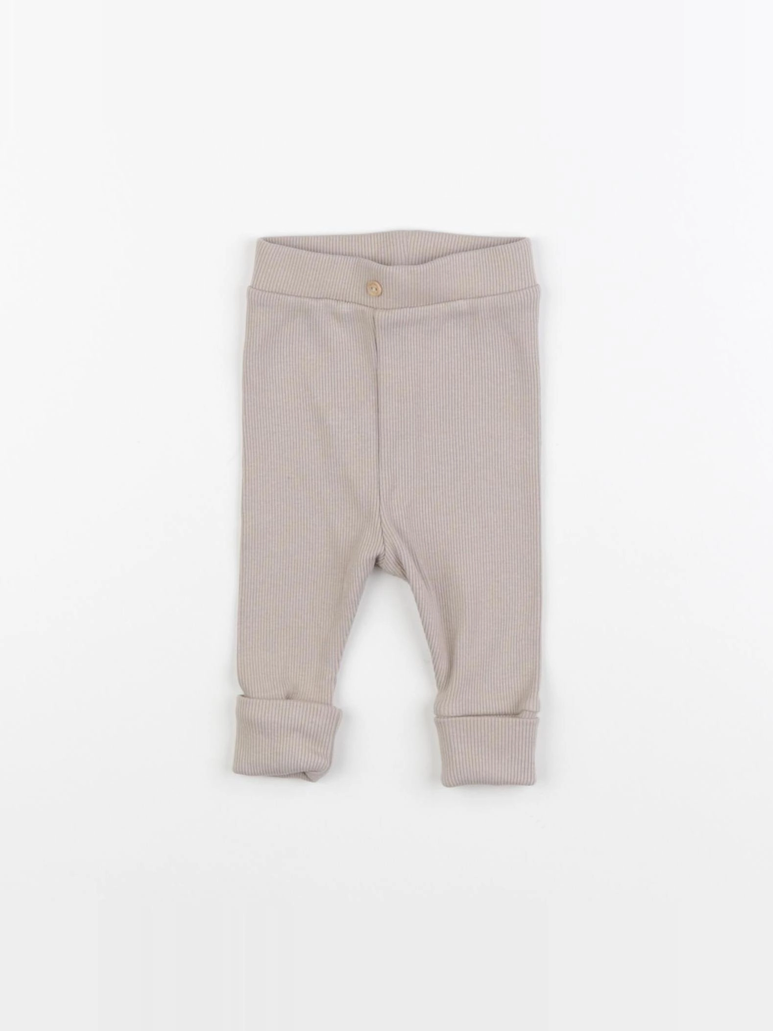 Vertbaudet - legging beige - 3 mois