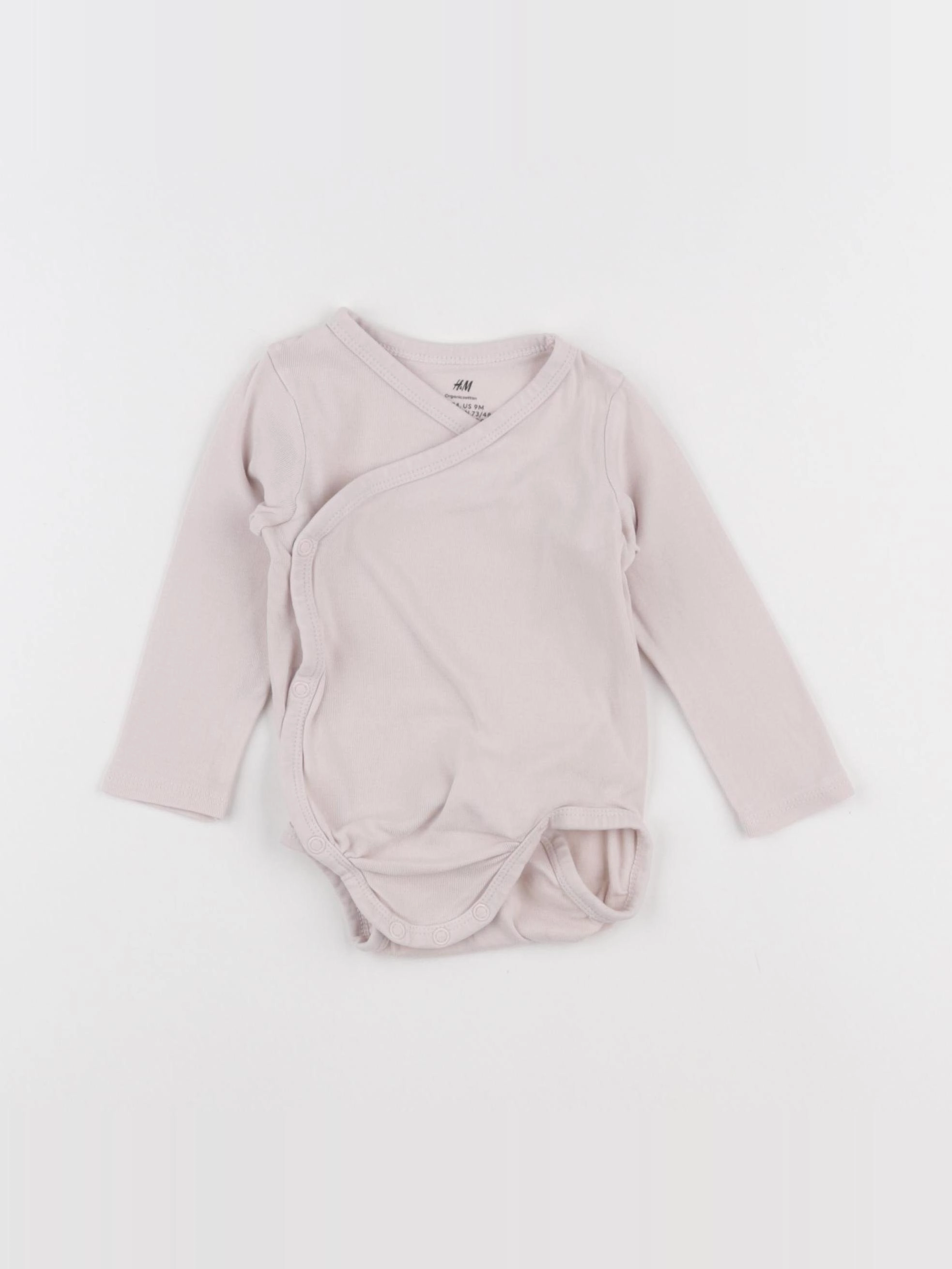 H&M - body rose - 9 mois