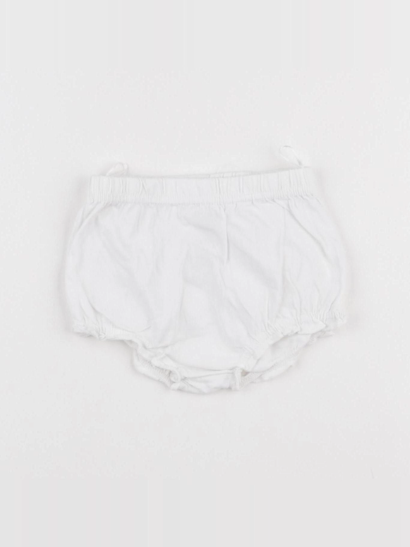 H&M - bloomer blanc - 12 mois