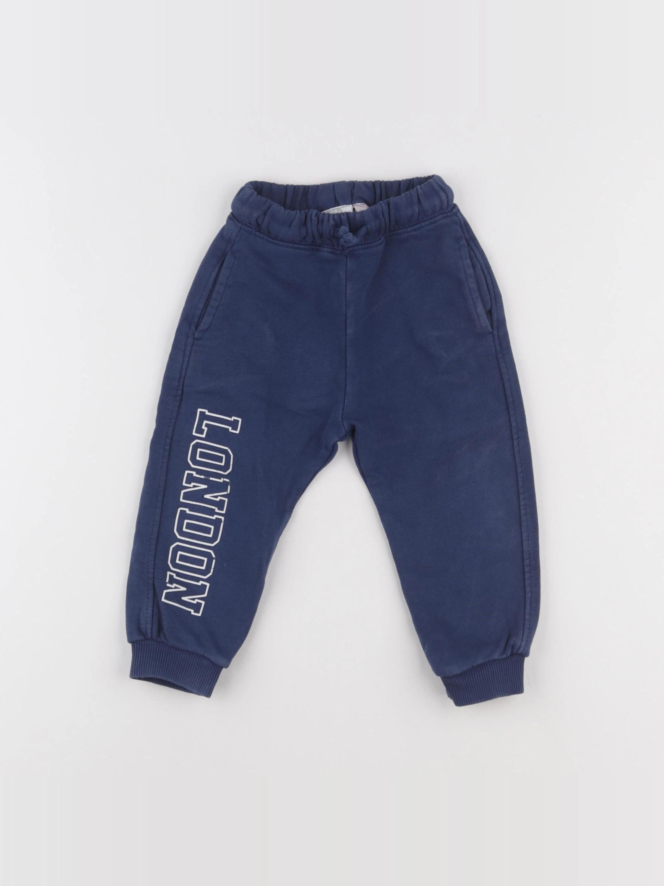 Zara - jogging bleu - 12/18 mois