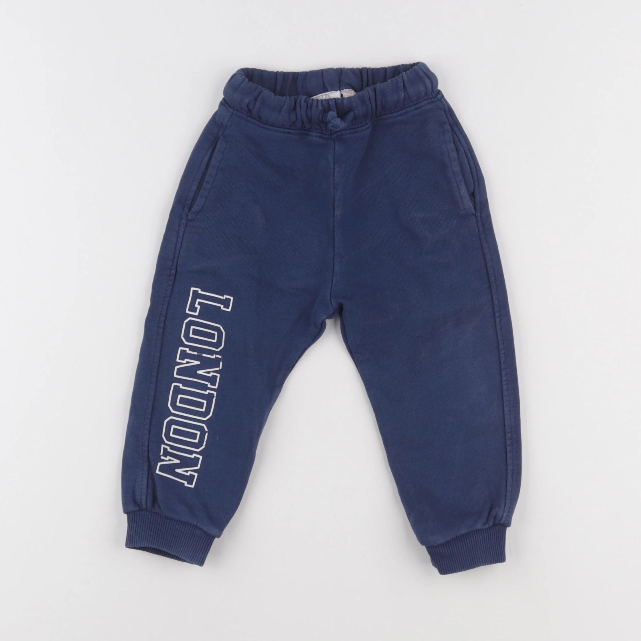 Zara - jogging bleu - 12/18 mois