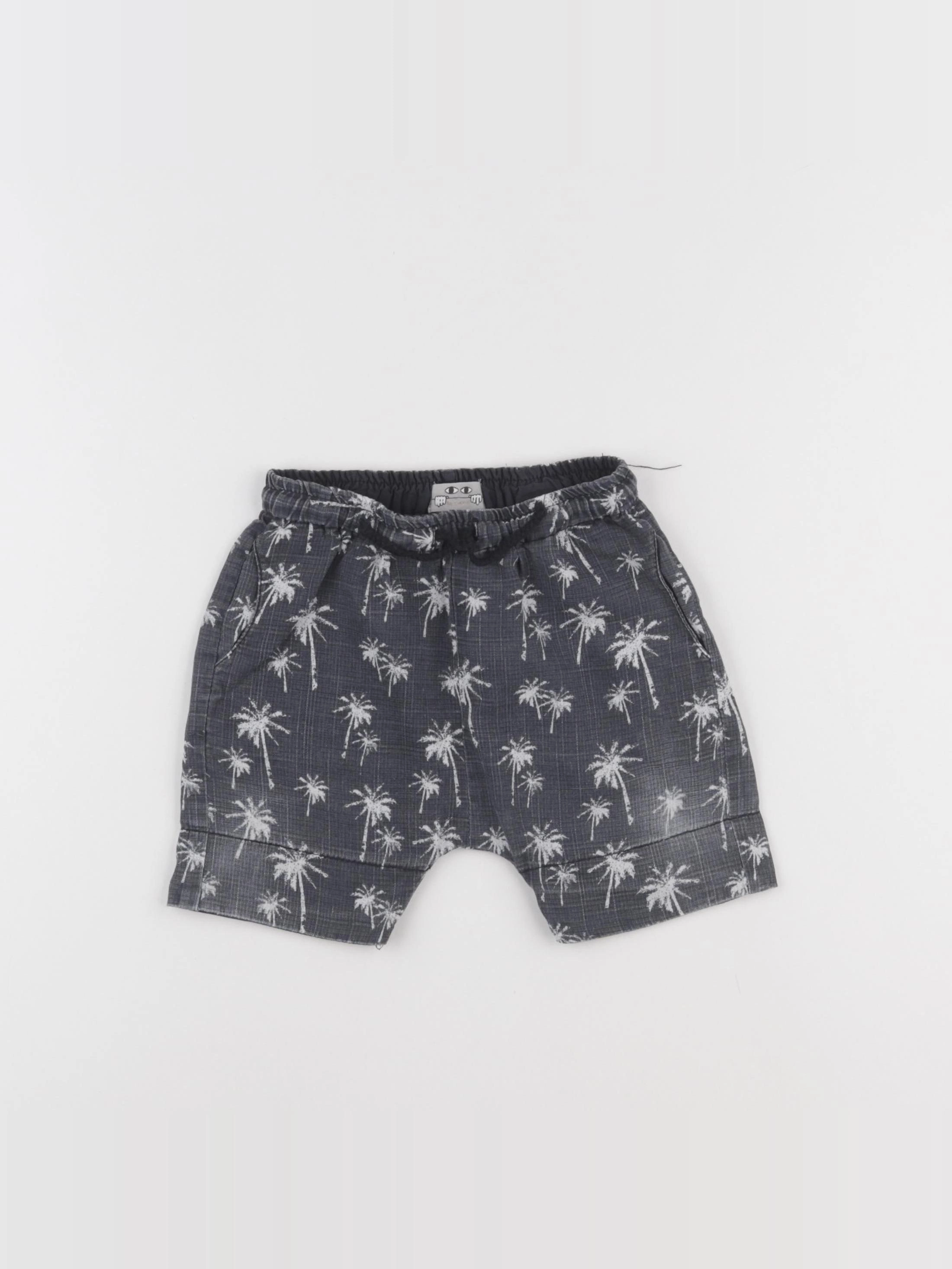 Zara - short noir - 12/18 mois