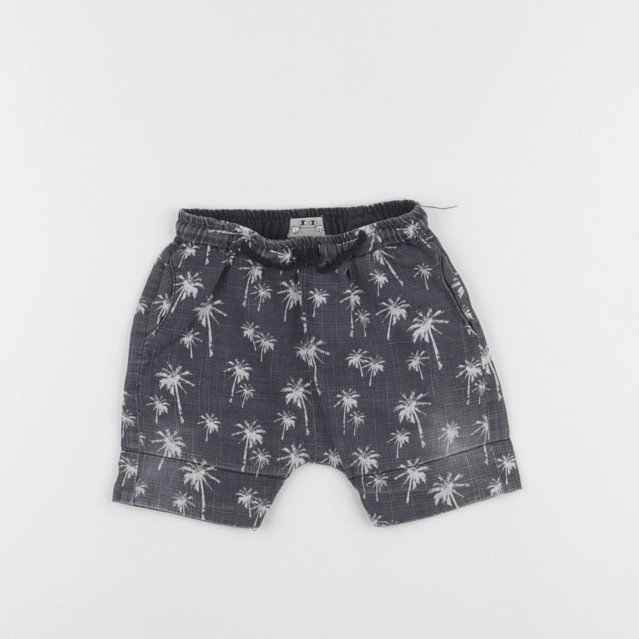 Zara - short noir - 12/18 mois