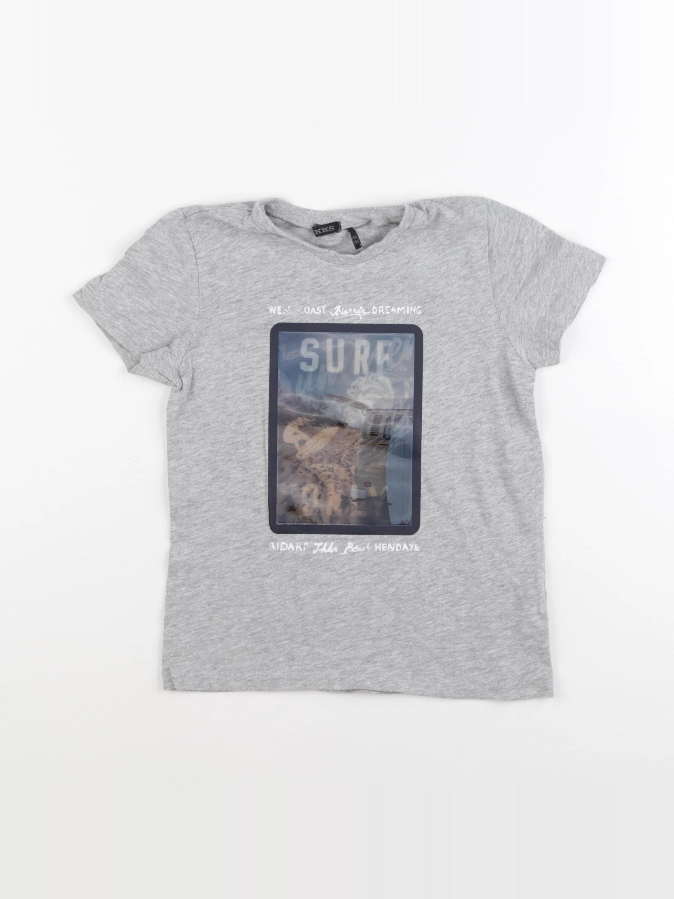 IKKS - tee-shirt gris - 4 ans