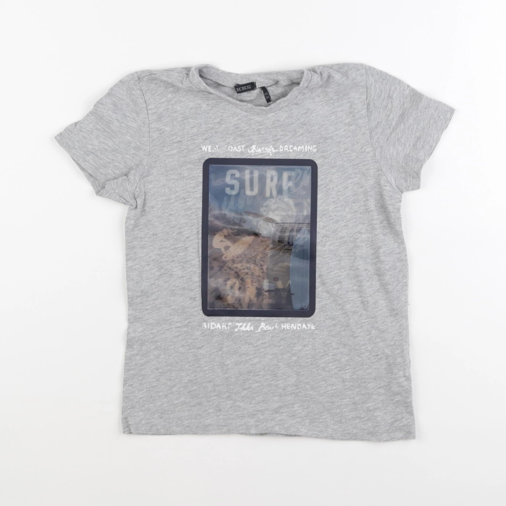 IKKS - tee-shirt gris - 4 ans
