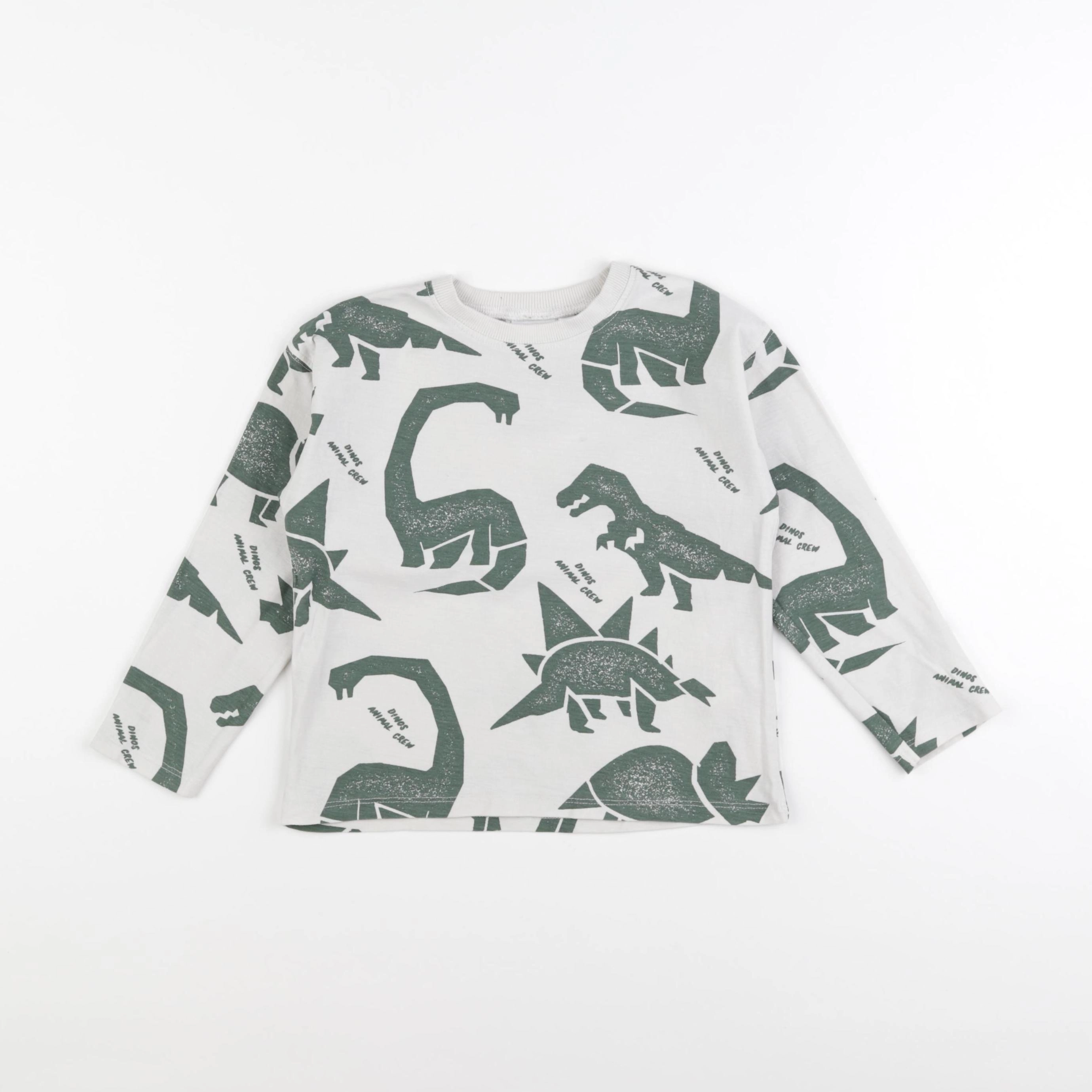 Zara - tee-shirt vert - 3/4 ans